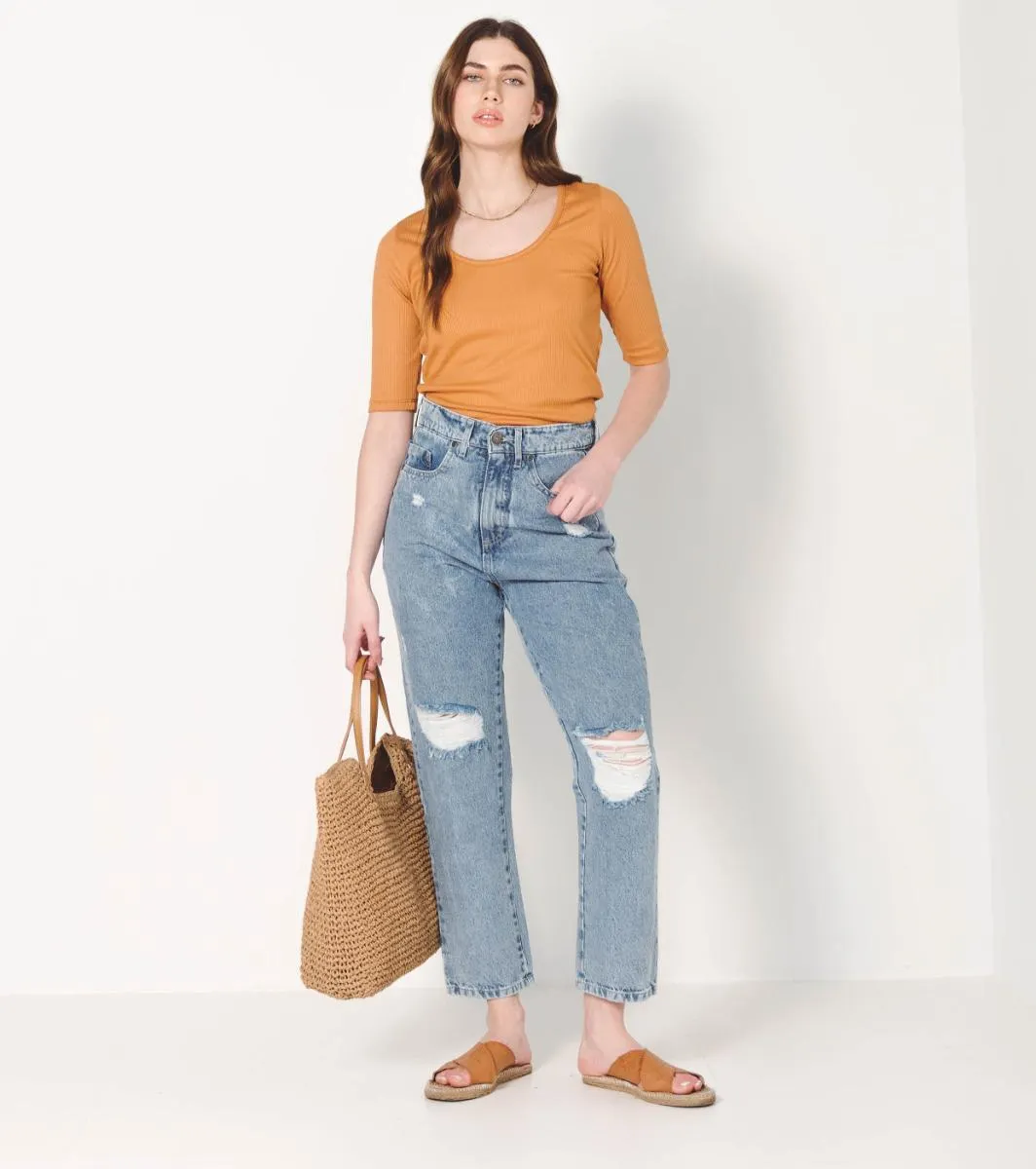 JEAN BOYFRIEND LIGHT BLUE NUMEA