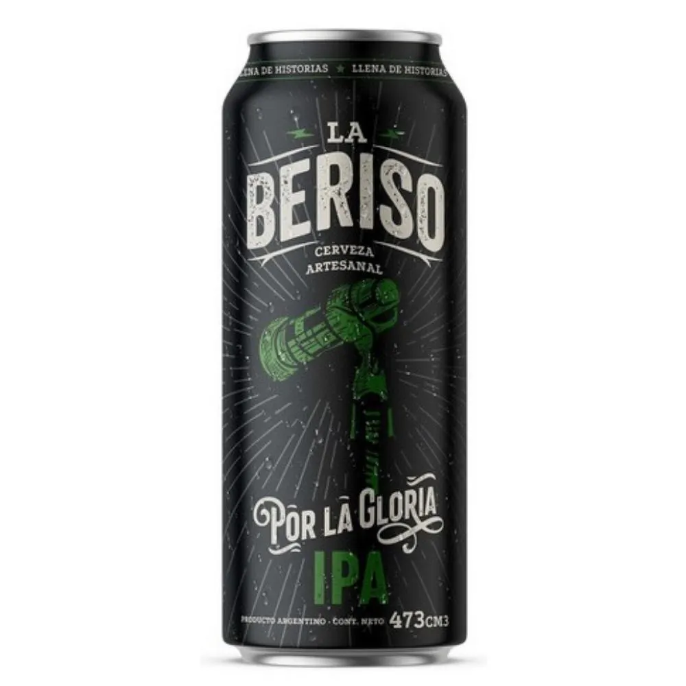 CERVEZA RABIETA IPA BERISO LATA X 473 ml