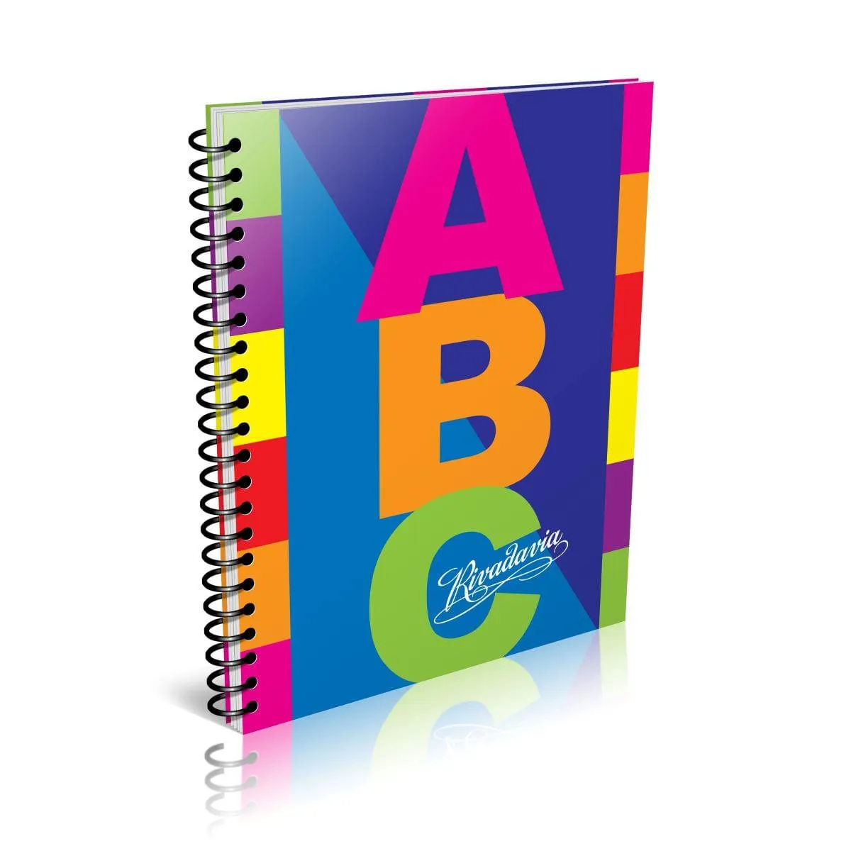 CUADERNO RIVADAVIA ABC RAYADO 100HOJAS CON ESPIRAL