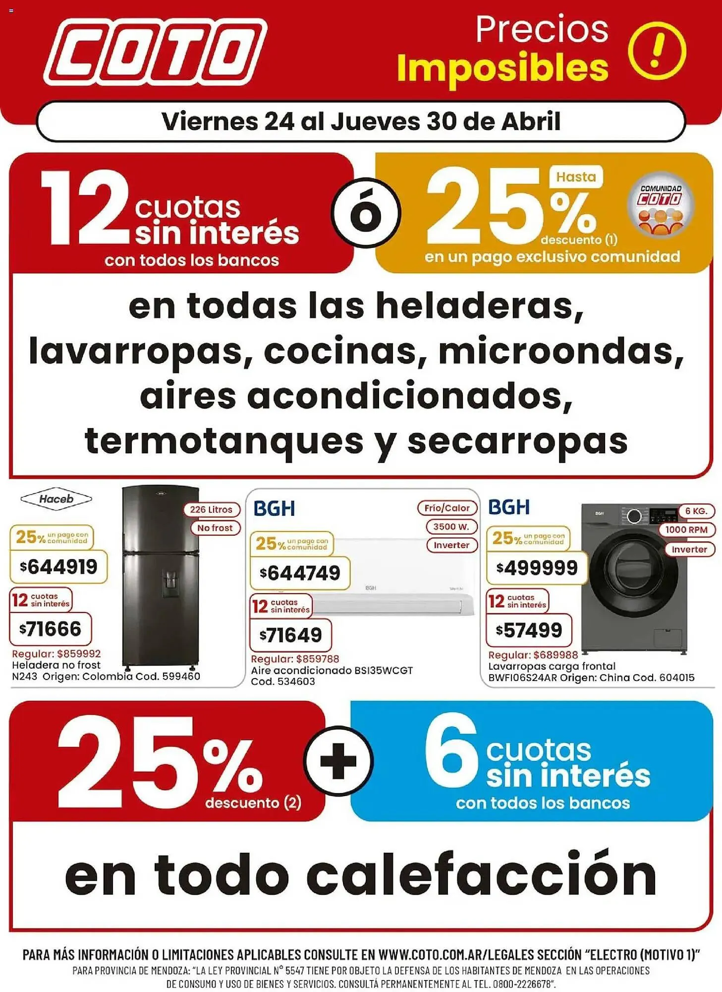 Ofertas de Catálogo Coto 24 de abril al 30 de abril 2026 - Página 1 del catálogo