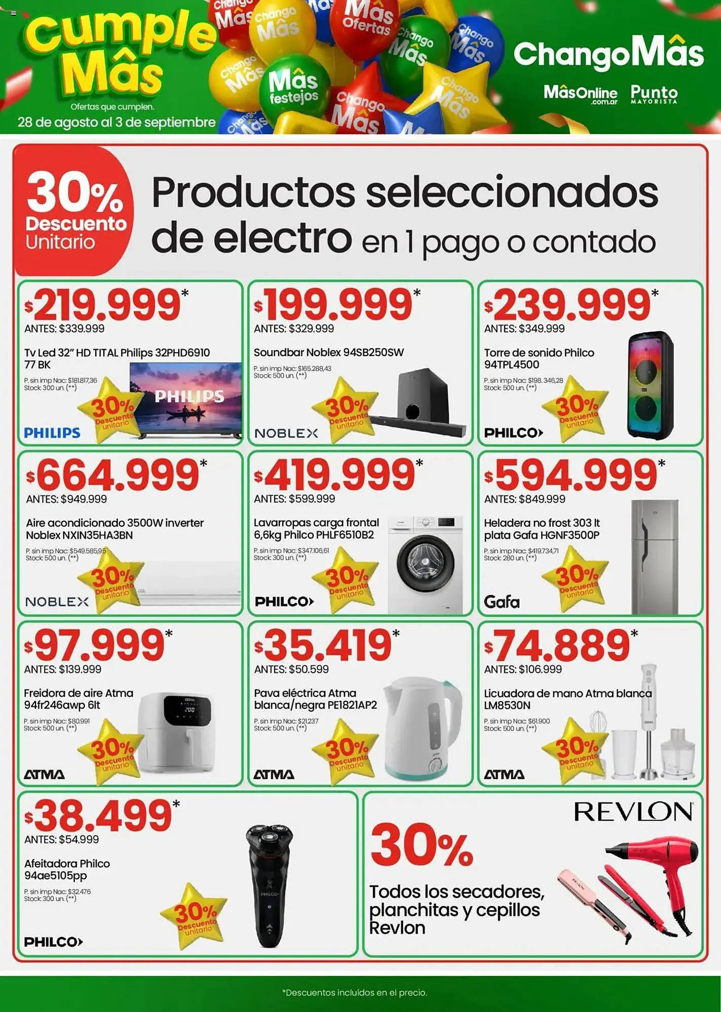 Ofertas de Catálogo Changomas 28 de agosto al 3 de septiembre 2025 - Página 9 del catálogo