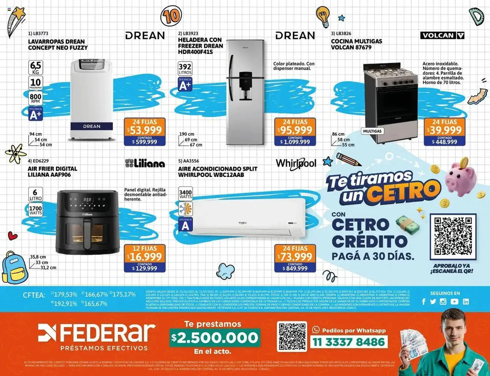 Ofertas de Catálogo Cetrogar 1 de marzo al 31 de marzo 2025 - Página 16 del catálogo