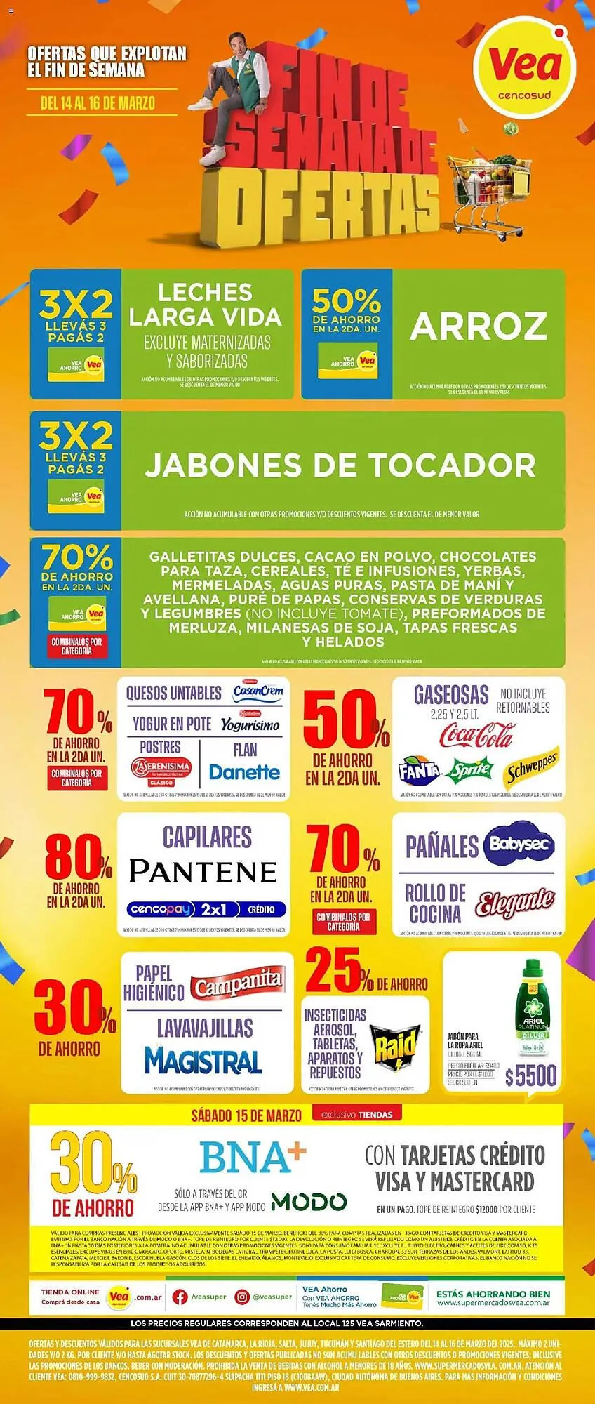 Ofertas de Catálogo Supermercados Vea 14 de marzo al 16 de marzo 2025 - Página 3 del catálogo