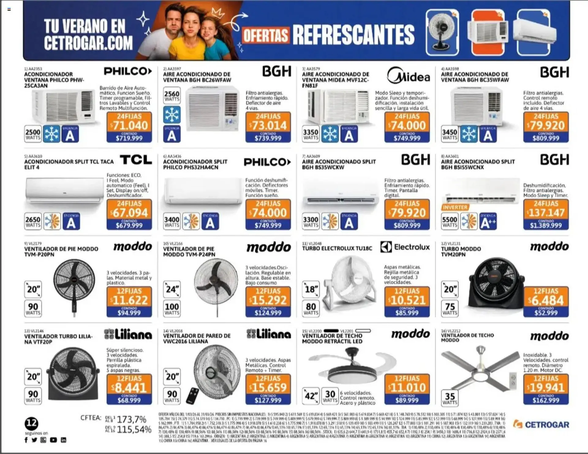 Ofertas de Catálogo Cetrogar 5 de marzo al 31 de marzo 2026 - Página 12 del catálogo