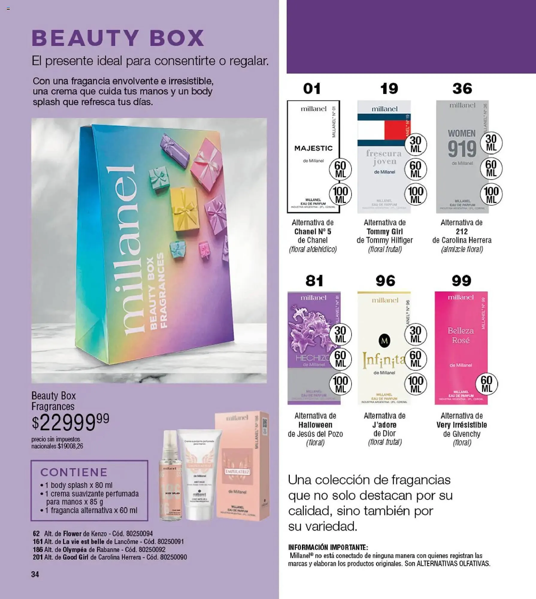 Ofertas de Catálogo Millanel Cosmética 2 de marzo al 29 de marzo 2026 - Página 34 del catálogo