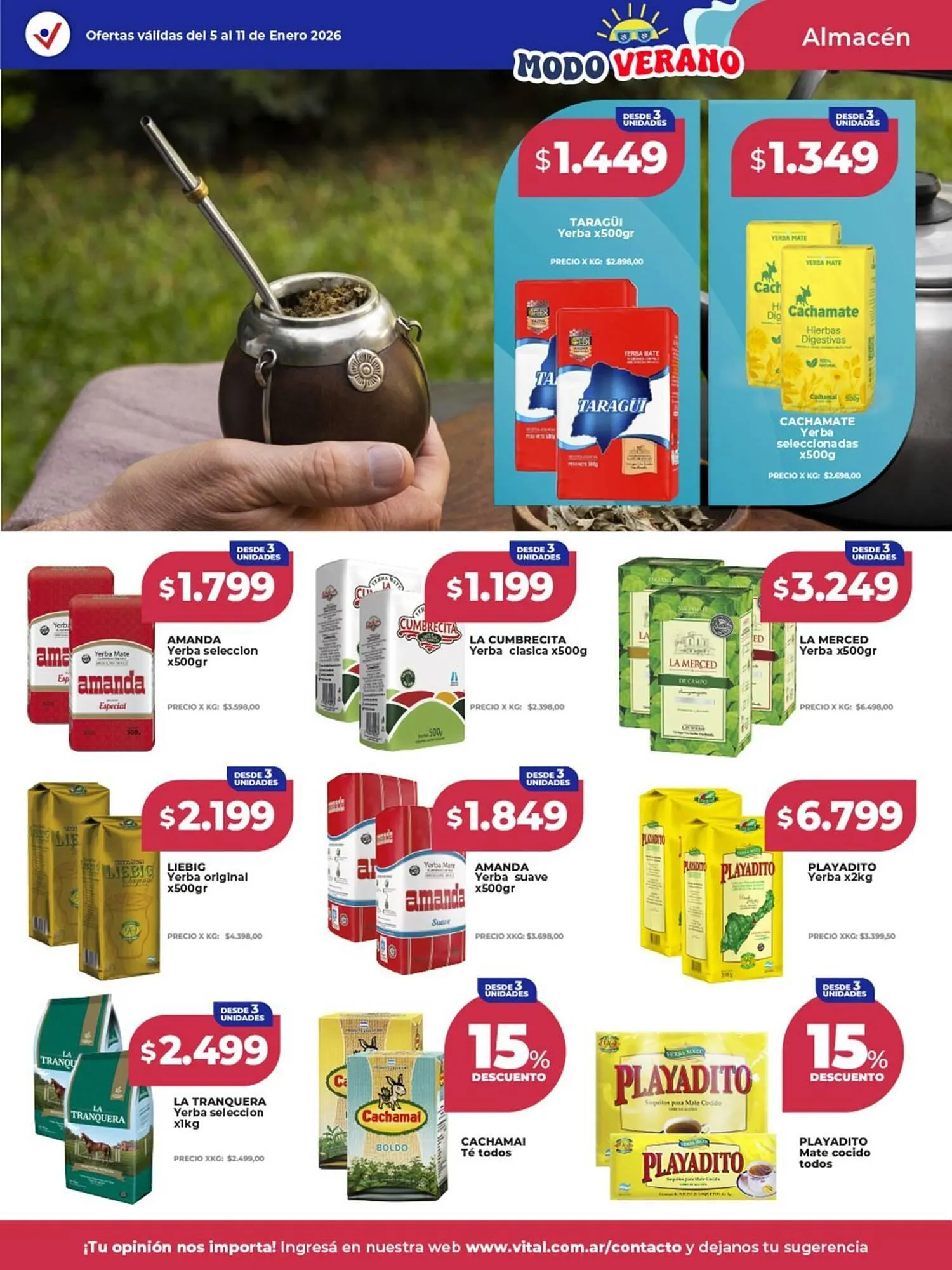 Ofertas de Catálogo Supermayorista Vital 1 de mayo al 1 de noviembre 2026 - Página 13 del catálogo