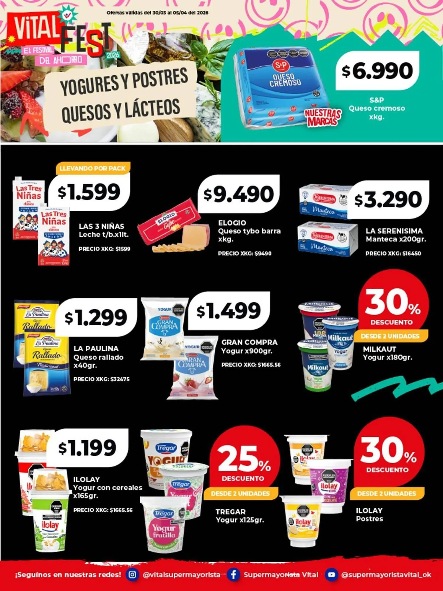 Ofertas de Catálogo Supermayorista Vital 30 de marzo al 5 de abril 2026 - Página 3 del catálogo