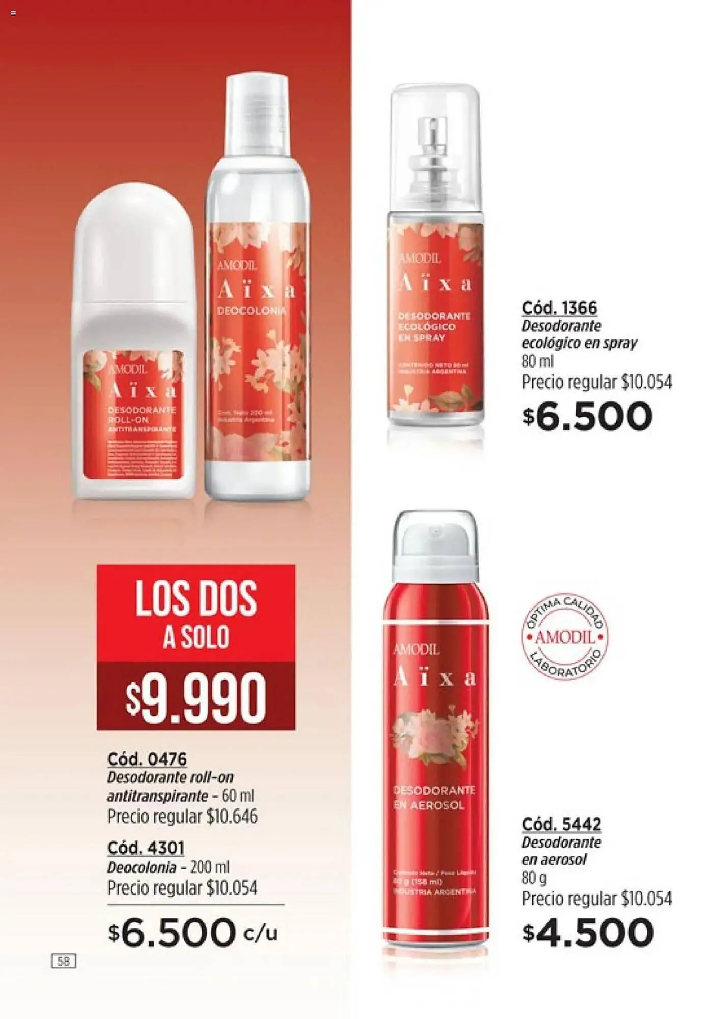 Ofertas de Catálogo Amodil 26 de junio al 21 de julio 2025 - Página 58 del catálogo