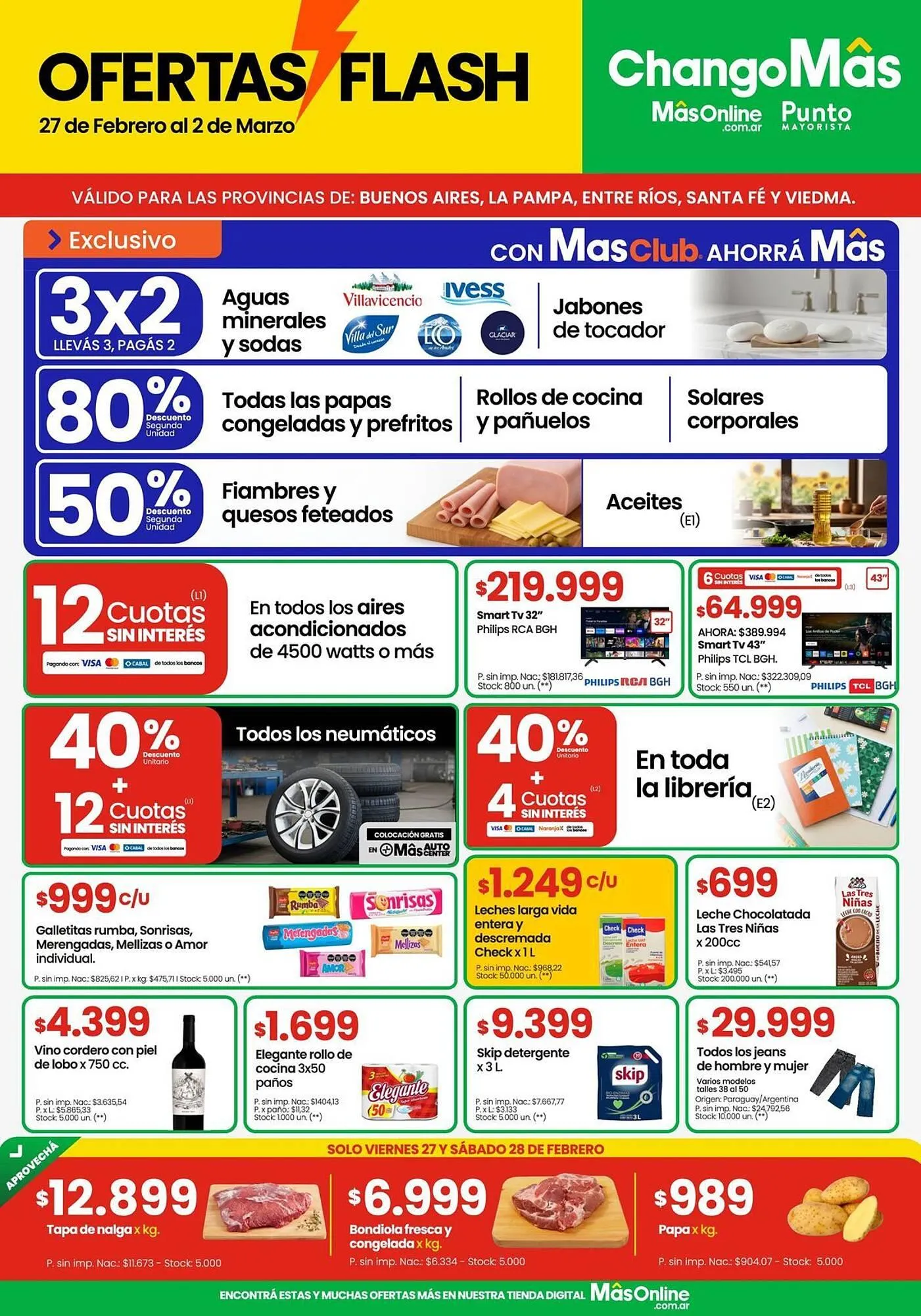 Ofertas de Catálogo Changomas 27 de febrero al 2 de marzo 2026 - Página 1 del catálogo