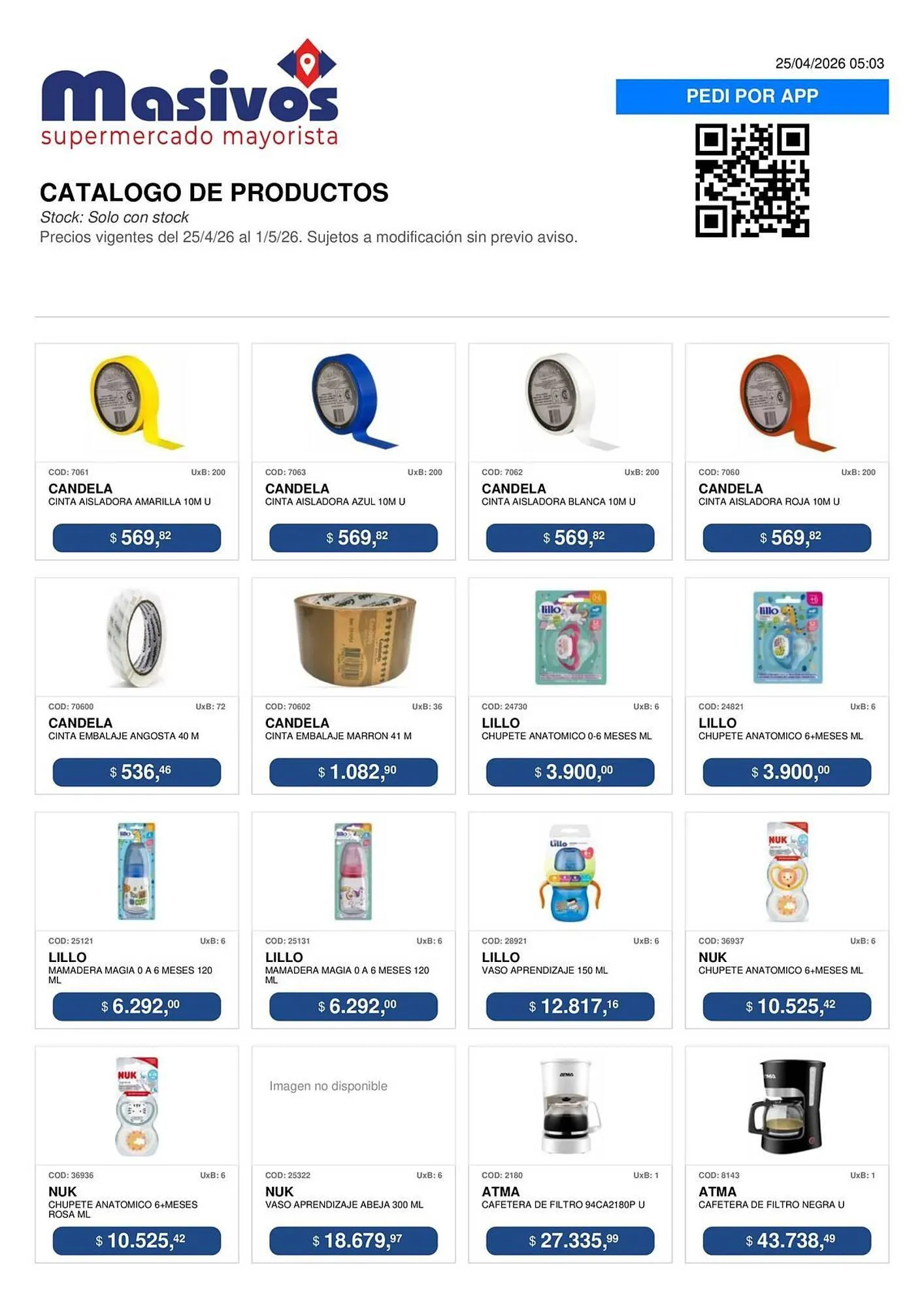 Ofertas de Catálogo Masivos 25 de abril al 1 de mayo 2026 - Página 157 del catálogo