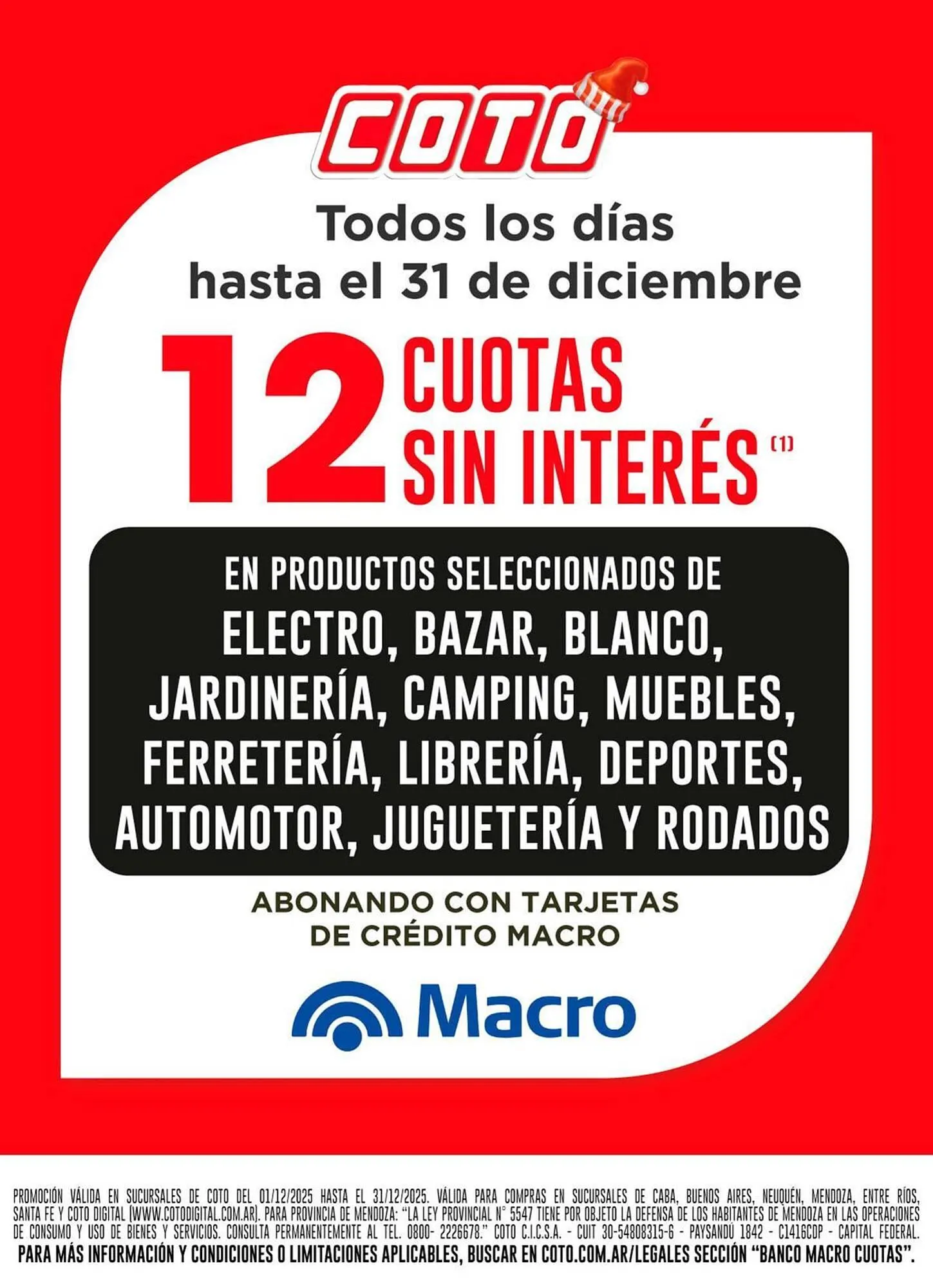 Ofertas de Catálogo Coto 30 de diciembre al 31 de enero 2026 - Página 11 del catálogo