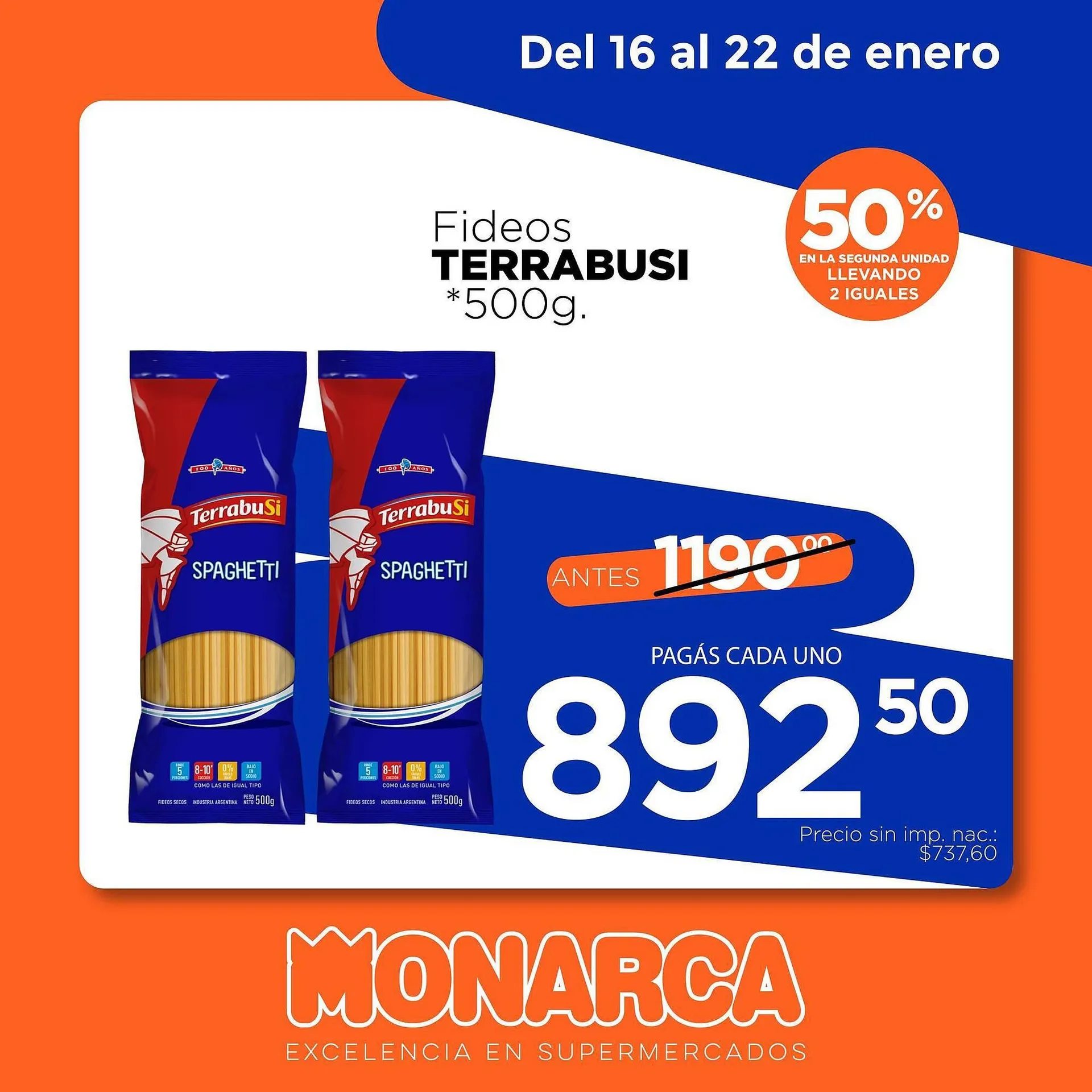 Ofertas de Catálogo Supermercados Monarca 16 de enero al 22 de enero 2026 - Página 3 del catálogo