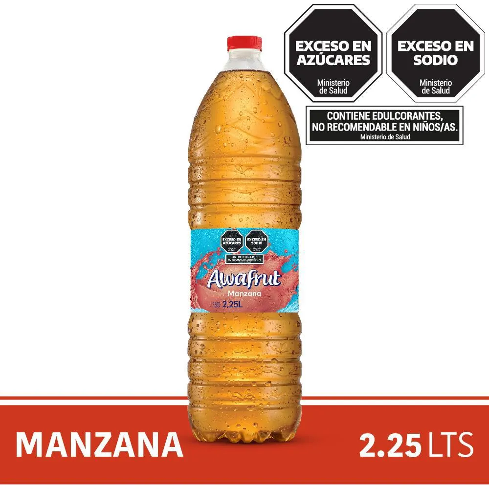 Agua Saborizada Manzana Awafrut 2.25 Ltr