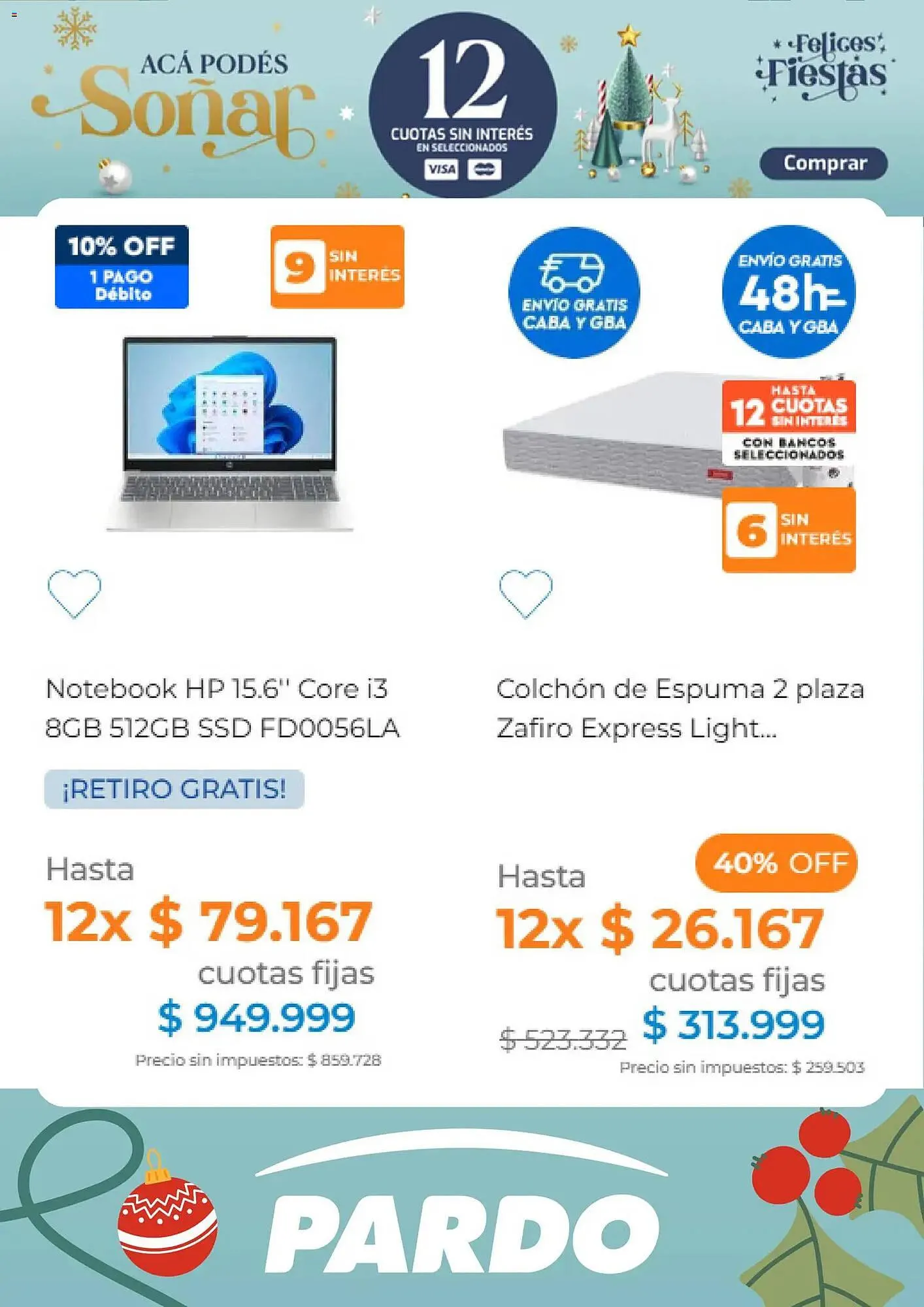 Ofertas de Catálogo Pardo Hogar 2 de diciembre al 1 de enero 2026 - Página 4 del catálogo