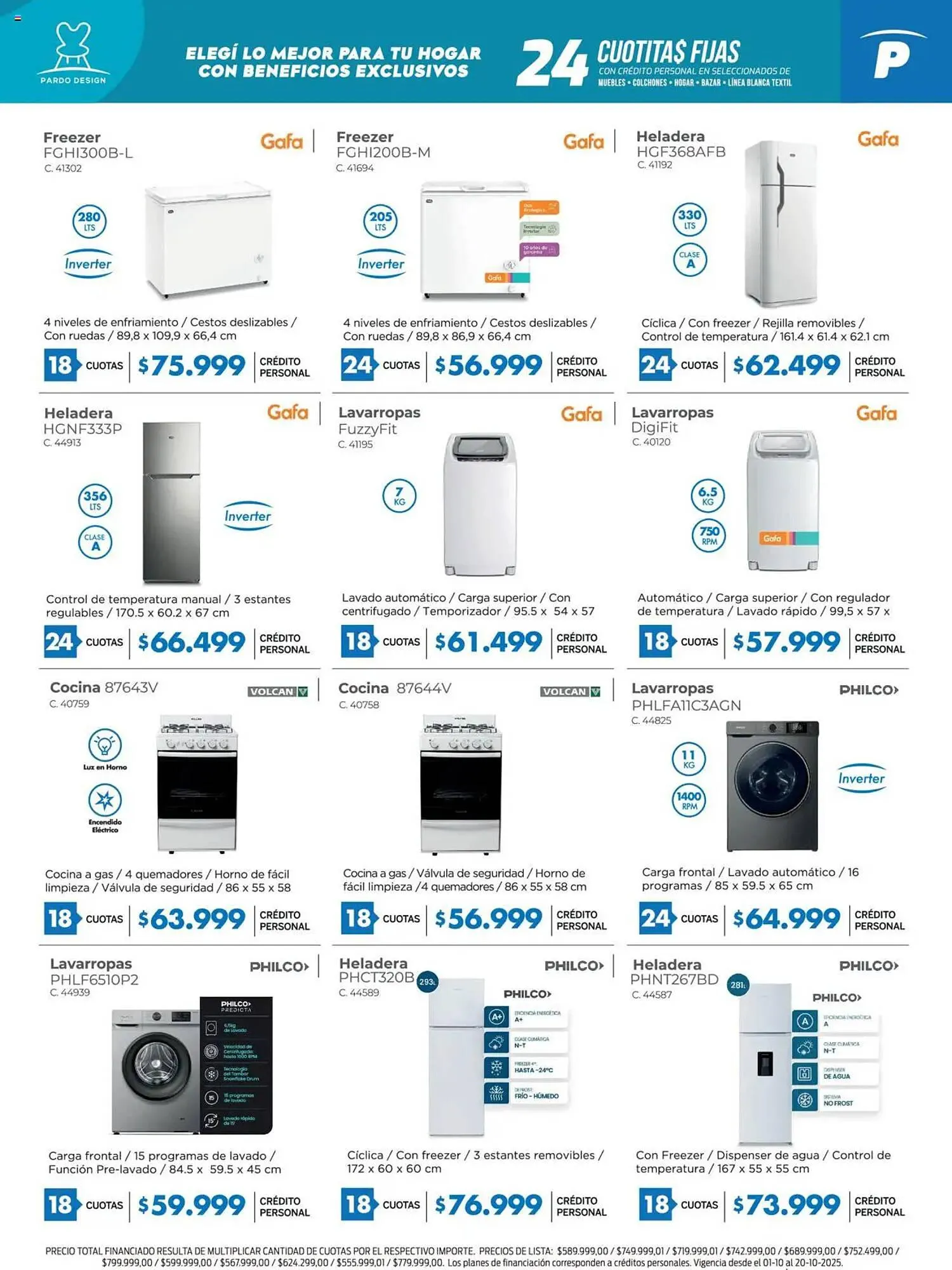 Ofertas de Catálogo Pardo Hogar 1 de octubre al 20 de octubre 2025 - Página 3 del catálogo