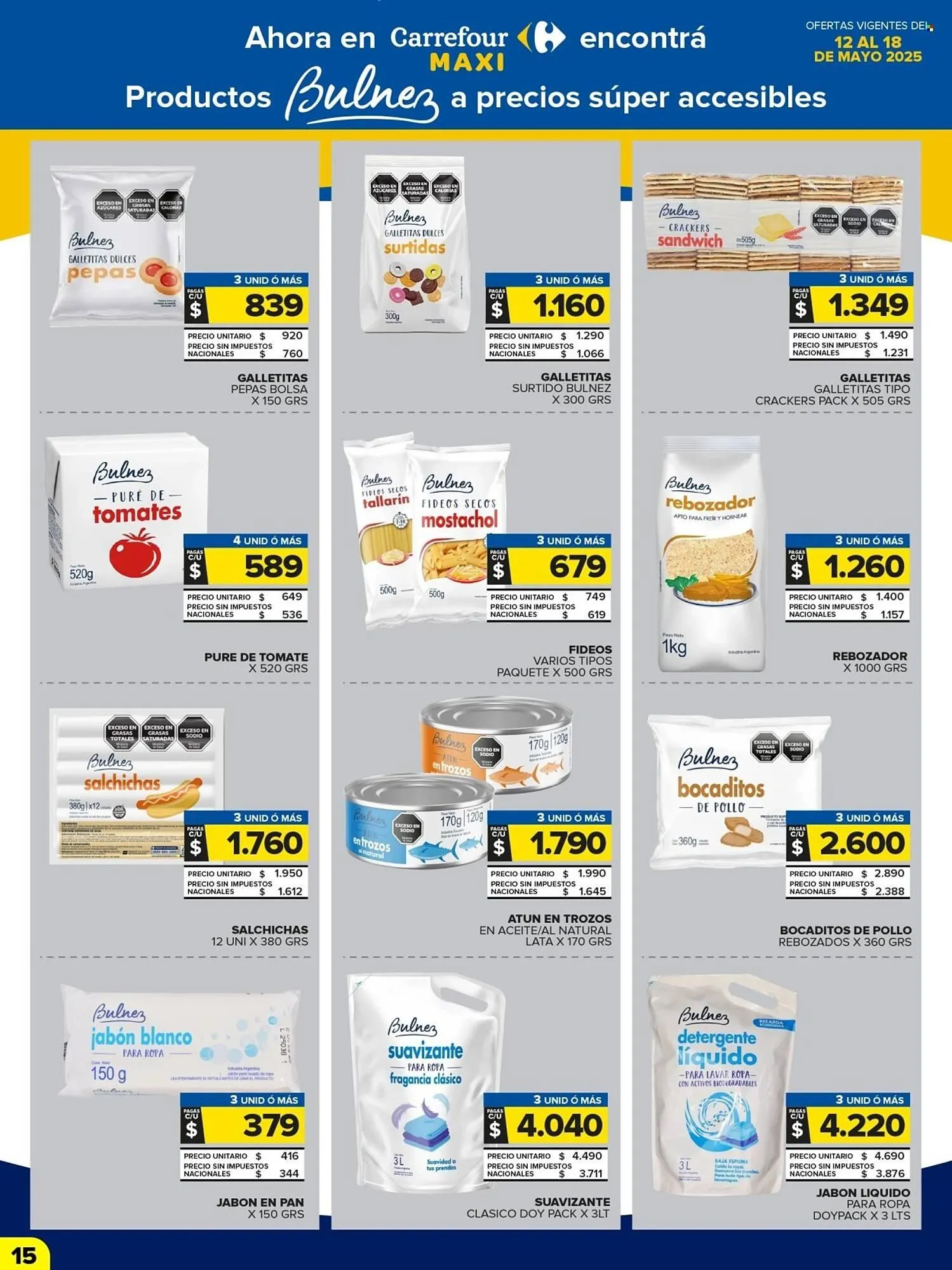 Ofertas de Catálogo Carrefour 12 de mayo al 18 de mayo 2025 - Página 14 del catálogo