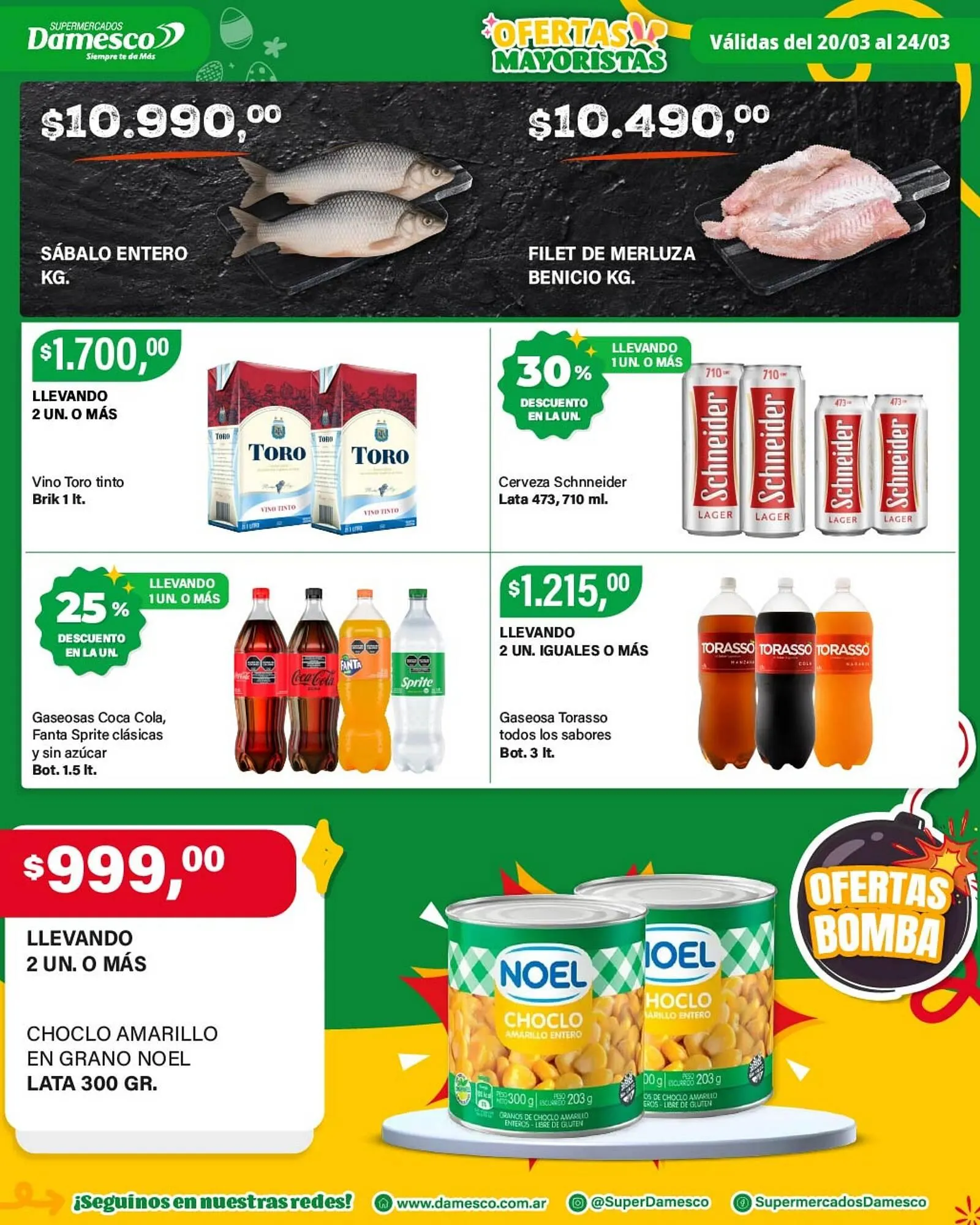 Ofertas de Catálogo Supermercados Damesco 20 de marzo al 24 de marzo 2026 - Página 2 del catálogo