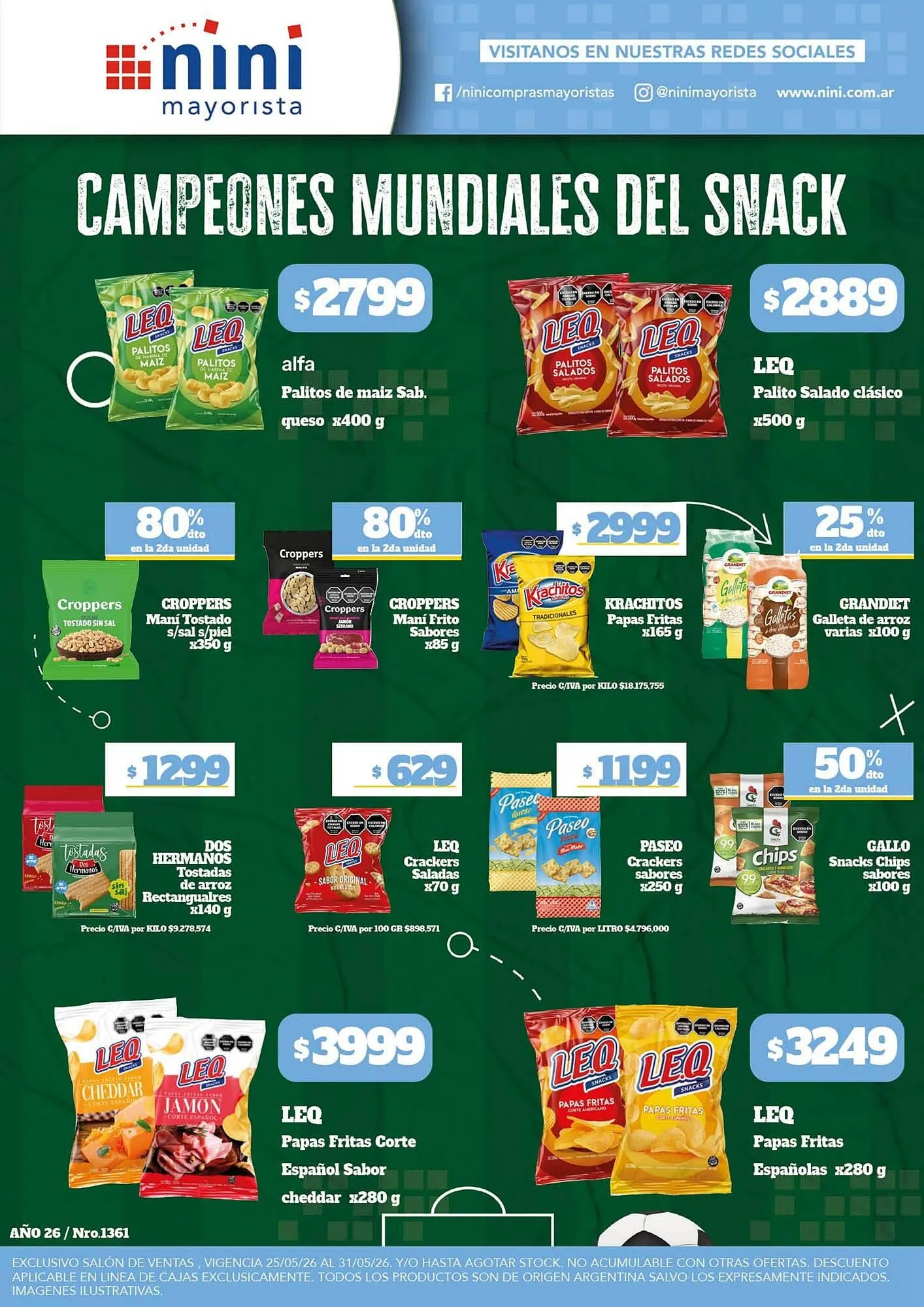Ofertas de Catálogo Nini Mayorista 25 de mayo al 31 de mayo 2026 - Página 20 del catálogo