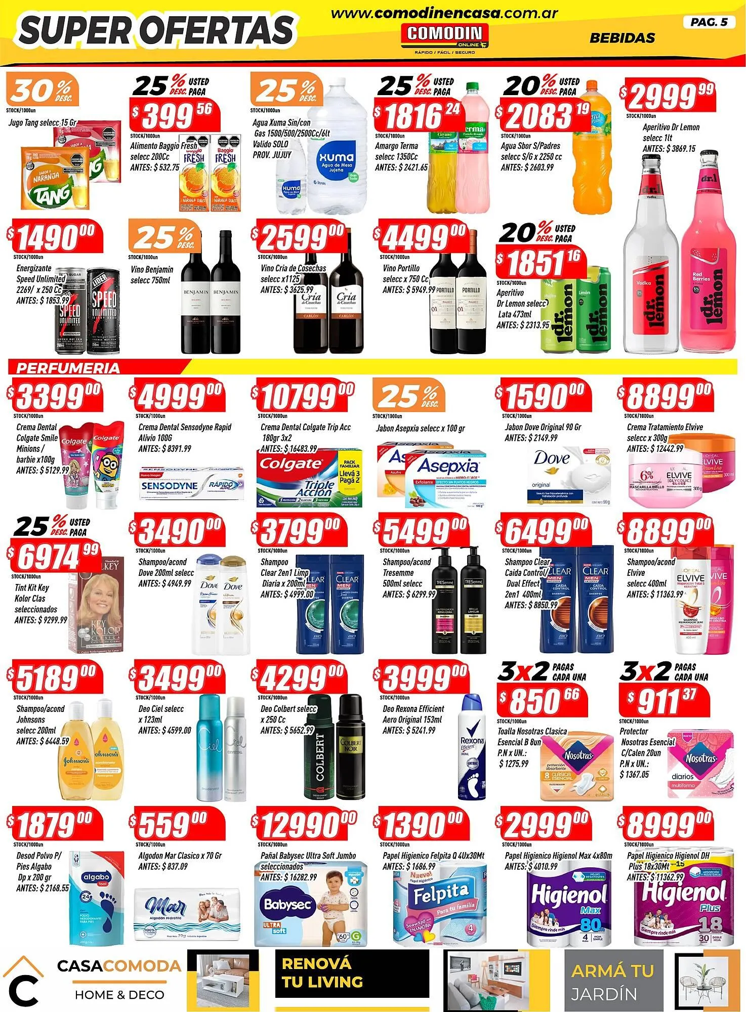 Ofertas de Catálogo Supermercados Comodin 16 de marzo al 19 de marzo 2026 - Página 5 del catálogo