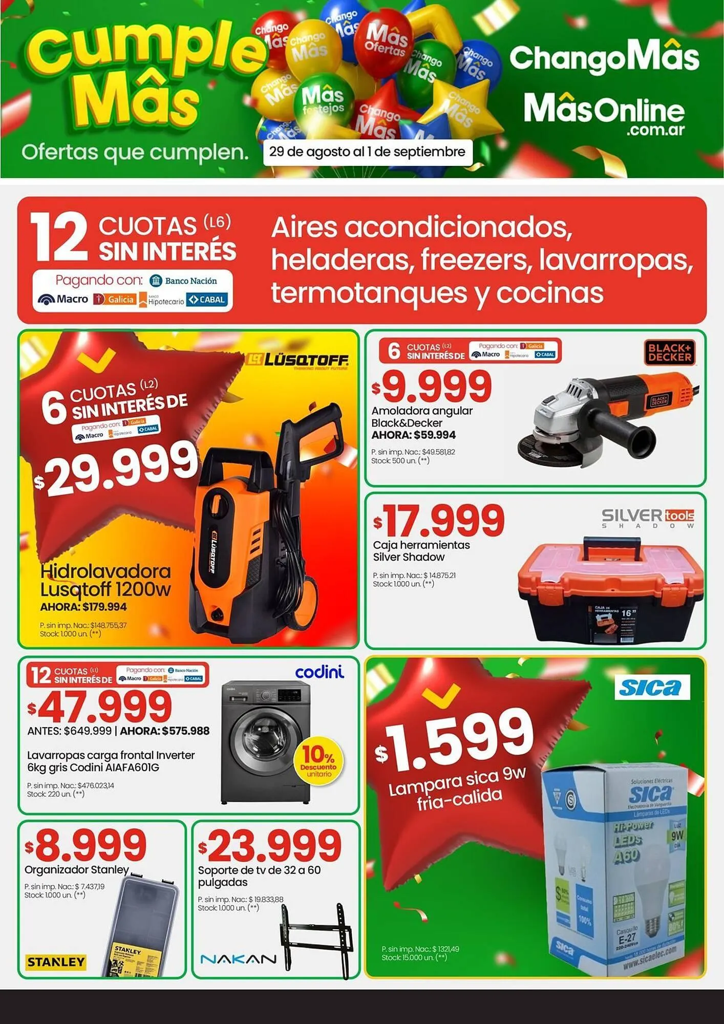 Ofertas de Catálogo Changomas 29 de agosto al 1 de septiembre 2025 - Página 6 del catálogo