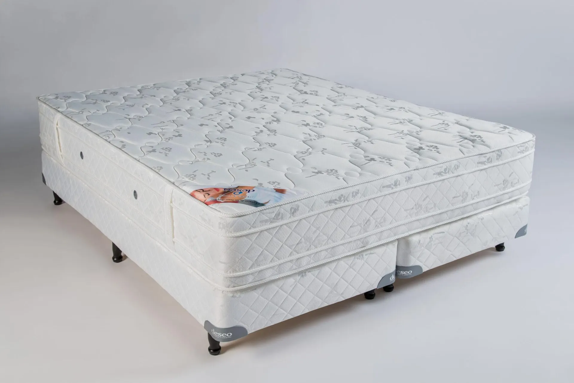 Conjunto Sommier Espuma Diamante 160 x 200 x 30