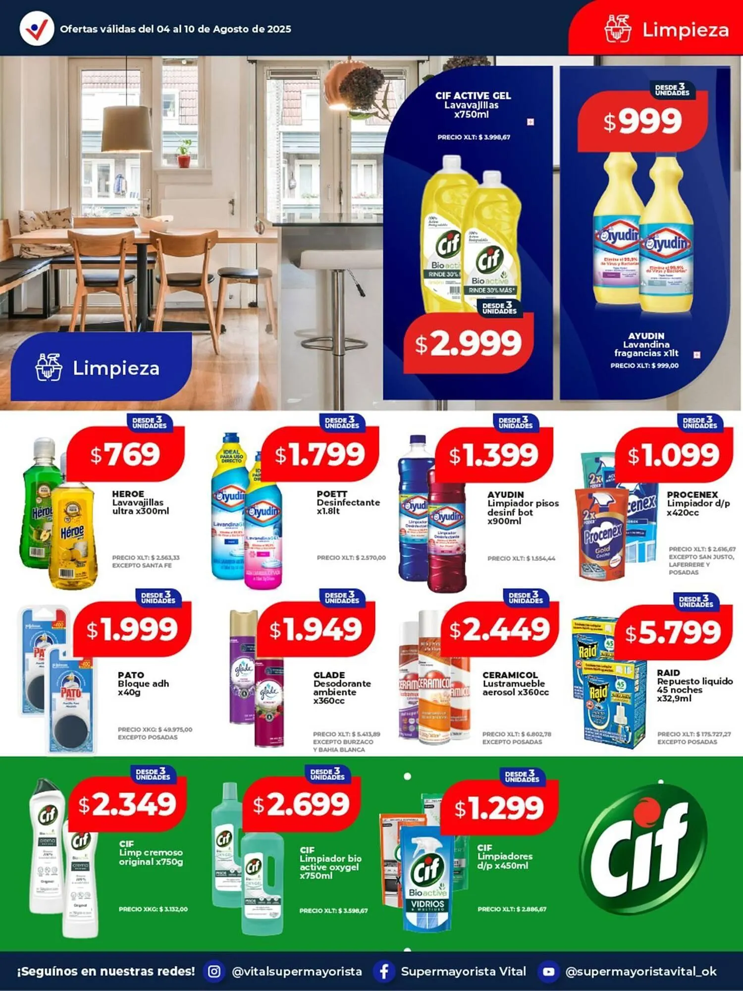 Ofertas de Catálogo Supermayorista Vital 4 de agosto al 10 de agosto 2025 - Página 7 del catálogo