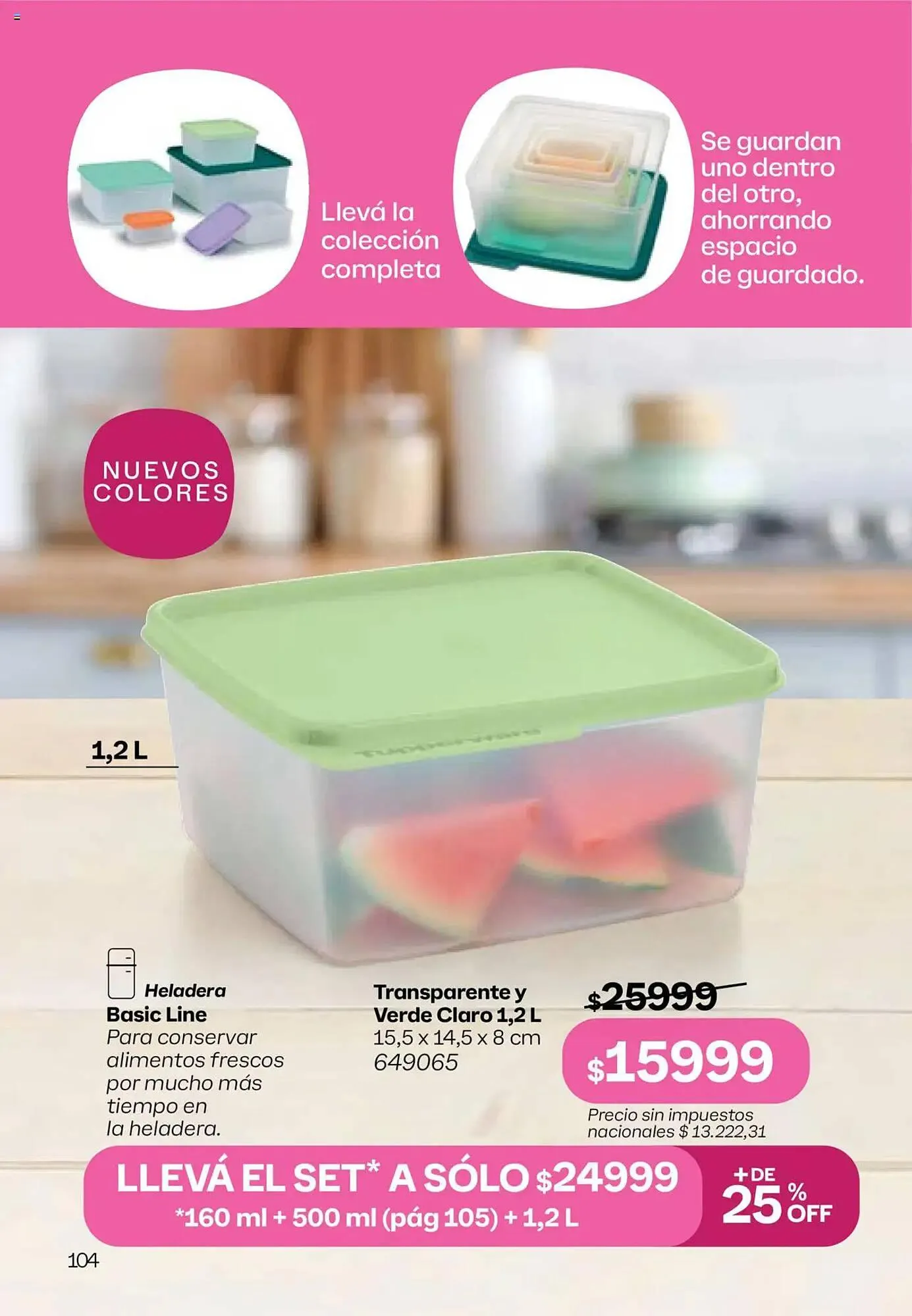 Ofertas de Folleto Tupperware 8 de septiembre al 22 de septiembre 2025 - Página 105 del catálogo