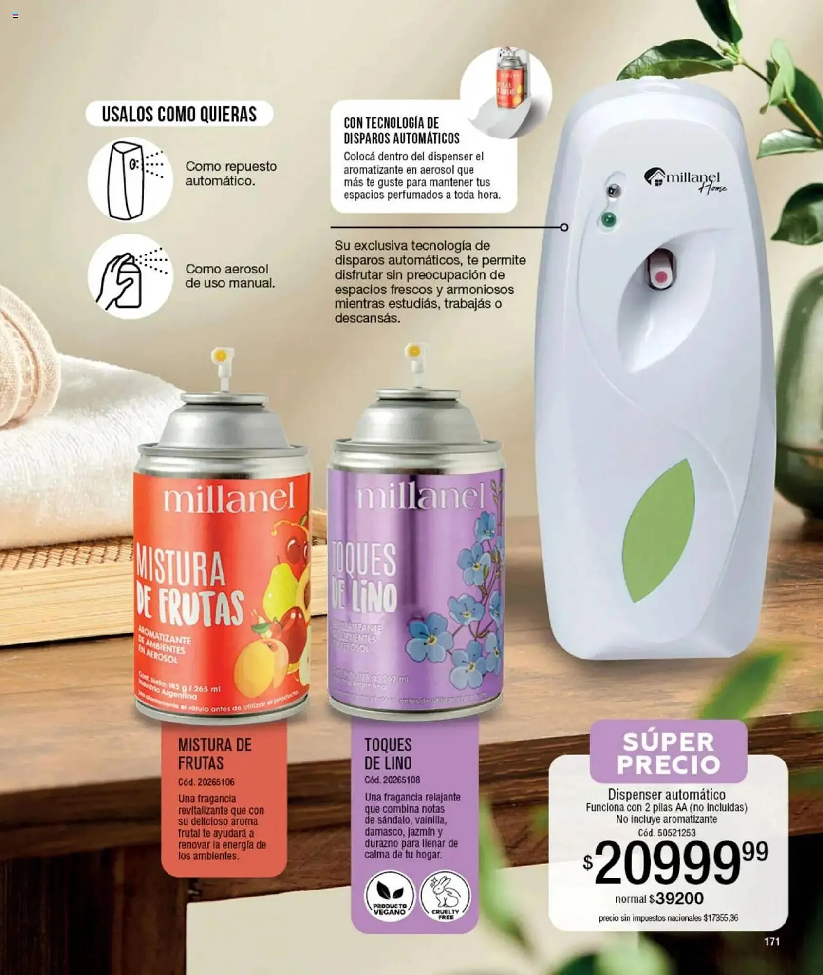 Ofertas de Catálogo Millanel Cosmética 15 de septiembre al 20 de octubre 2025 - Página 171 del catálogo