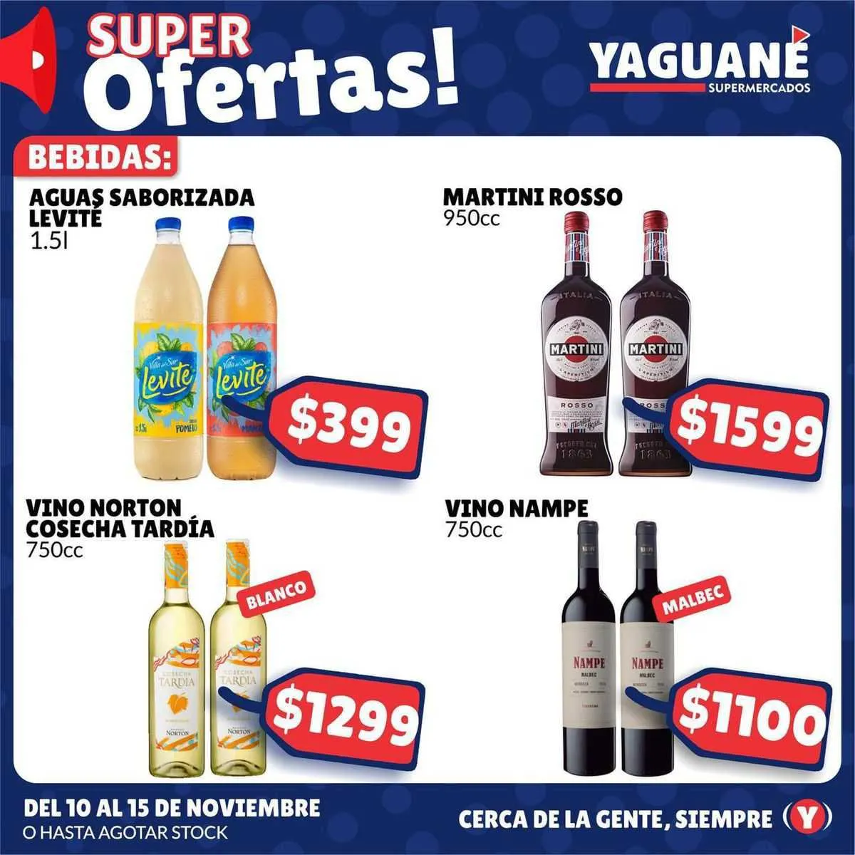 Ofertas de Catálogo Yaguané Supermercados 10 de noviembre al 15 de noviembre 2023 - Página 4 del catálogo
