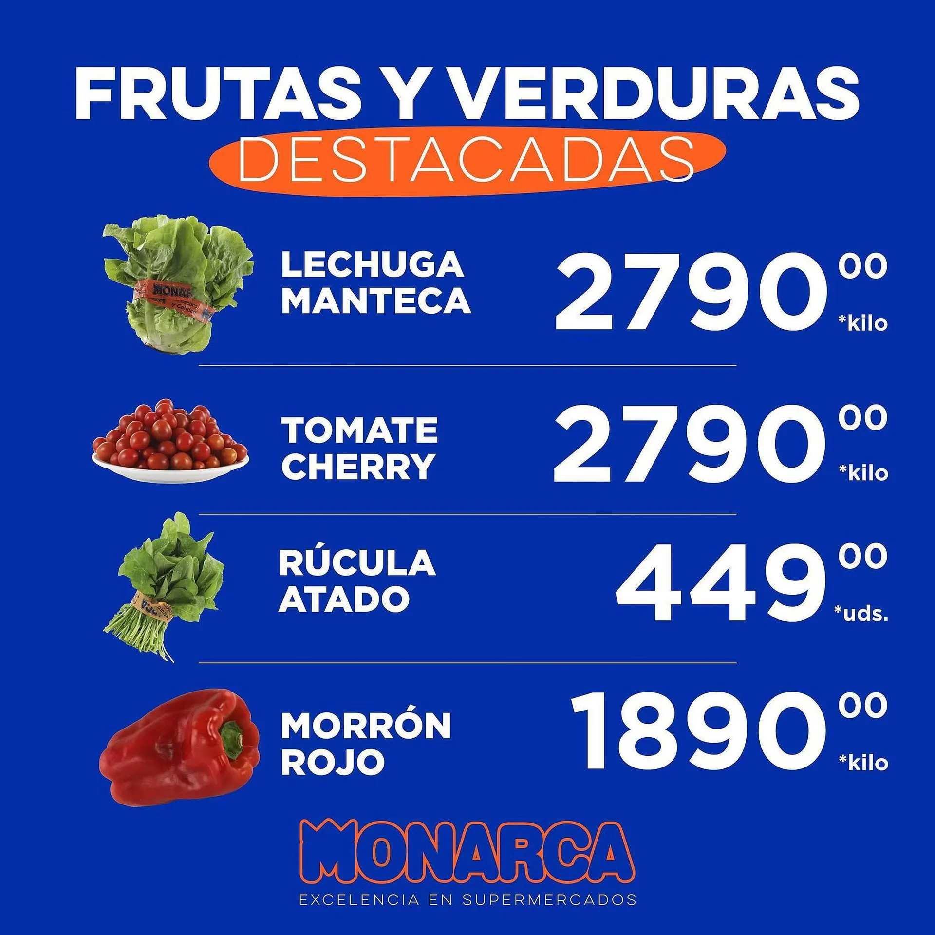 Ofertas de Catálogo Supermercados Monarca 19 de noviembre al 22 de noviembre 2024 - Página 1 del catálogo