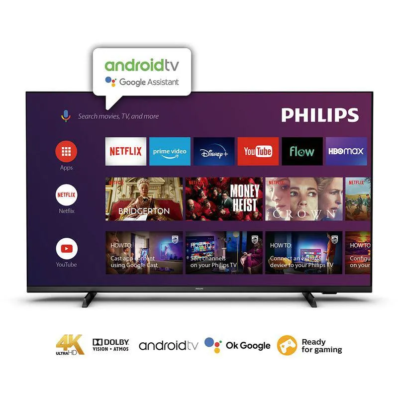 Smart Tv Philips A.V. 50 Pud7406/77 4K Android Hdr
