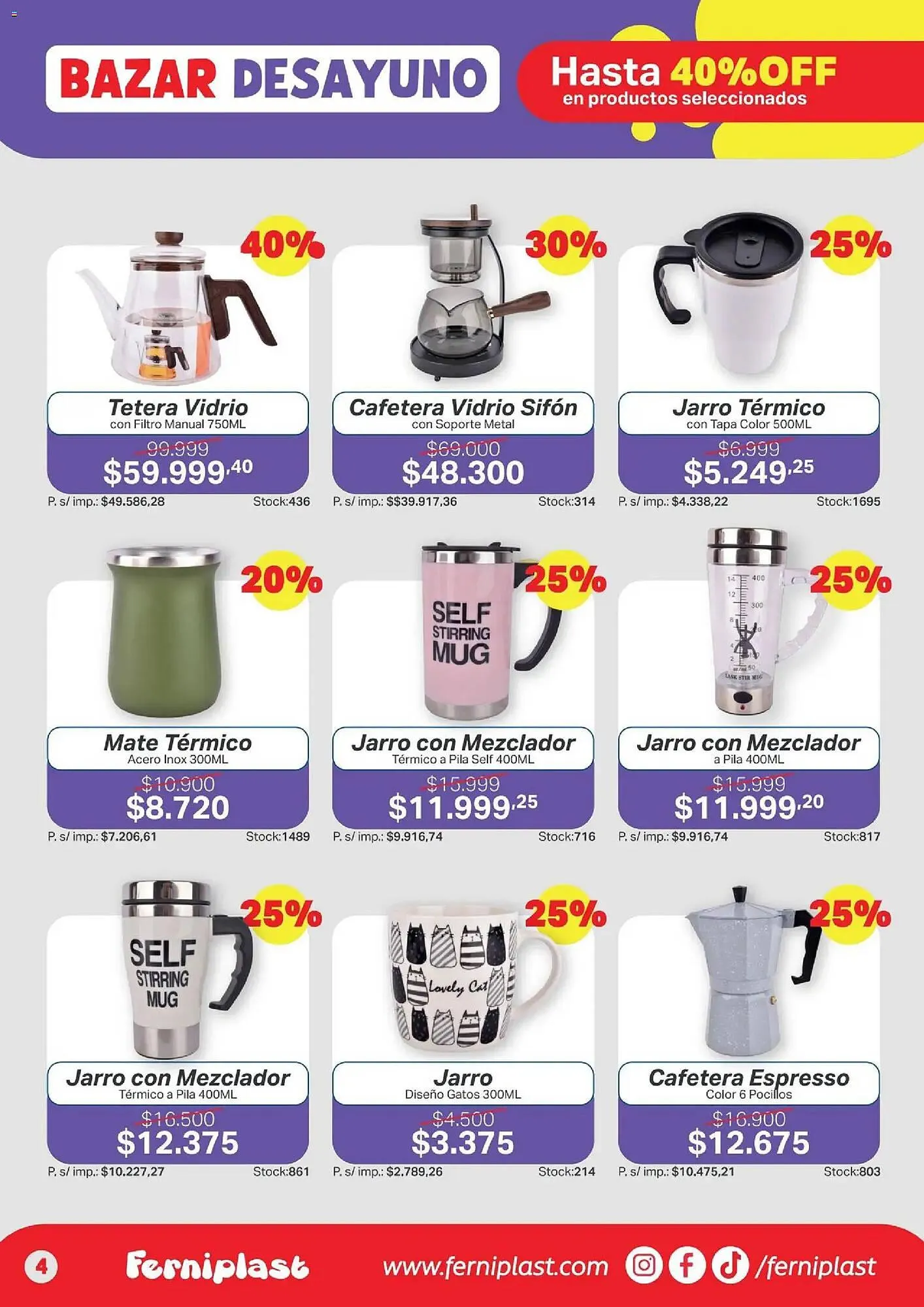 Ofertas de Catálogo Ferniplast 16 de abril al 6 de mayo 2026 - Página 4 del catálogo