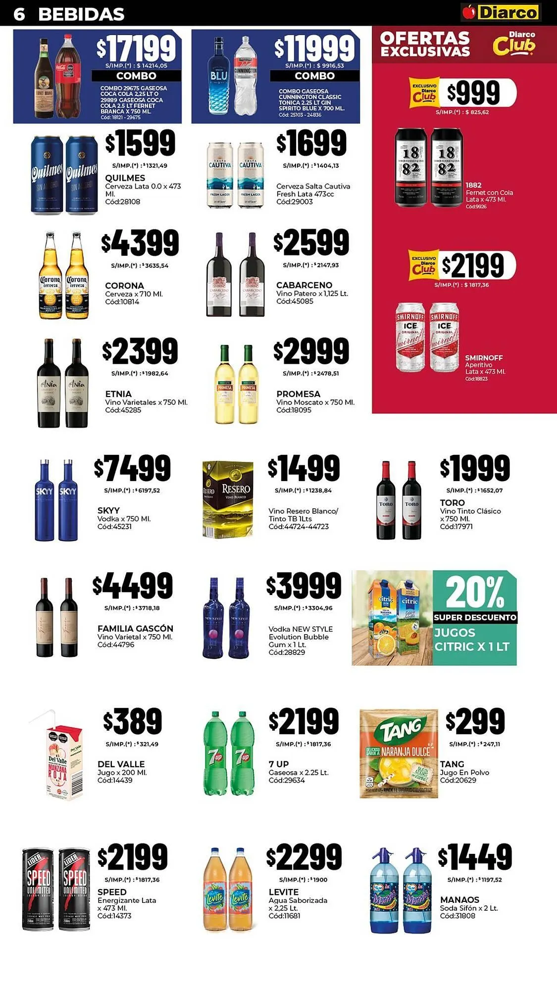 Ofertas de Catálogo Diarco 16 de febrero al 20 de febrero 2026 - Página 6 del catálogo