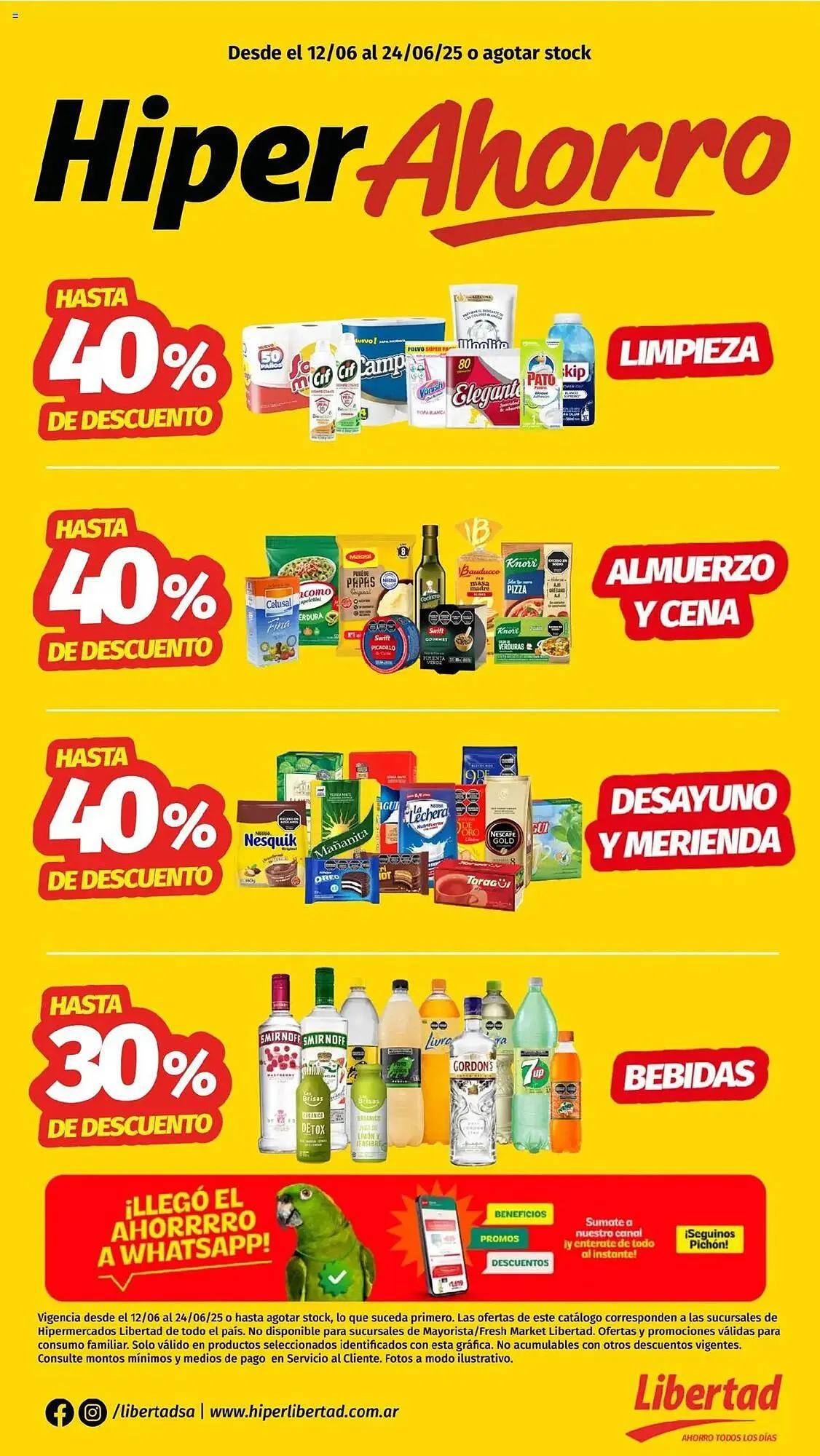 Ofertas de Catálogo Hipermercado Libertad 12 de junio al 24 de junio 2025 - Página 1 del catálogo