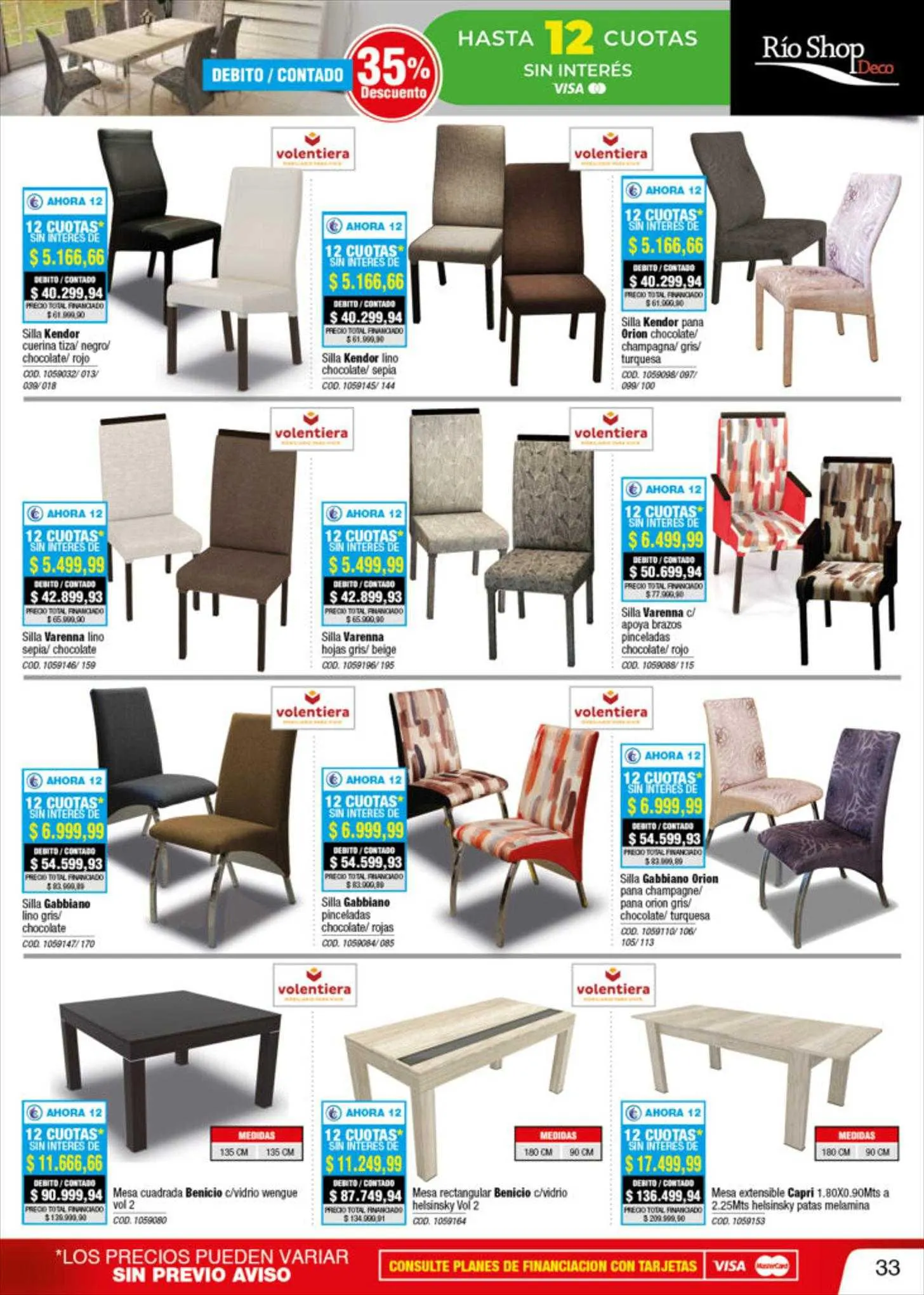 Ofertas de Catálogo Río Shop Deco 6 de septiembre al 10 de septiembre 2023 - Página 33 del catálogo