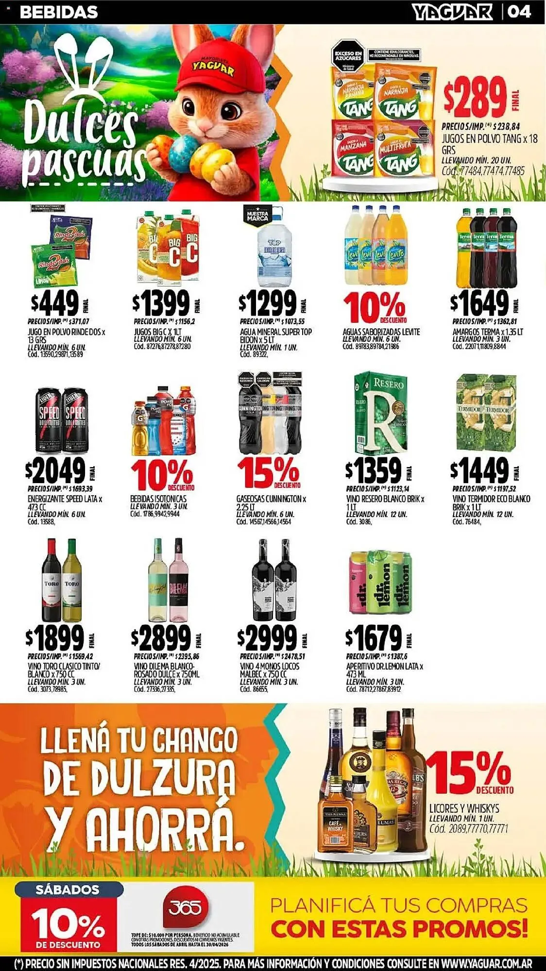 Ofertas de Catálogo Supermercados Yaguar 30 de marzo al 5 de abril 2026 - Página 4 del catálogo