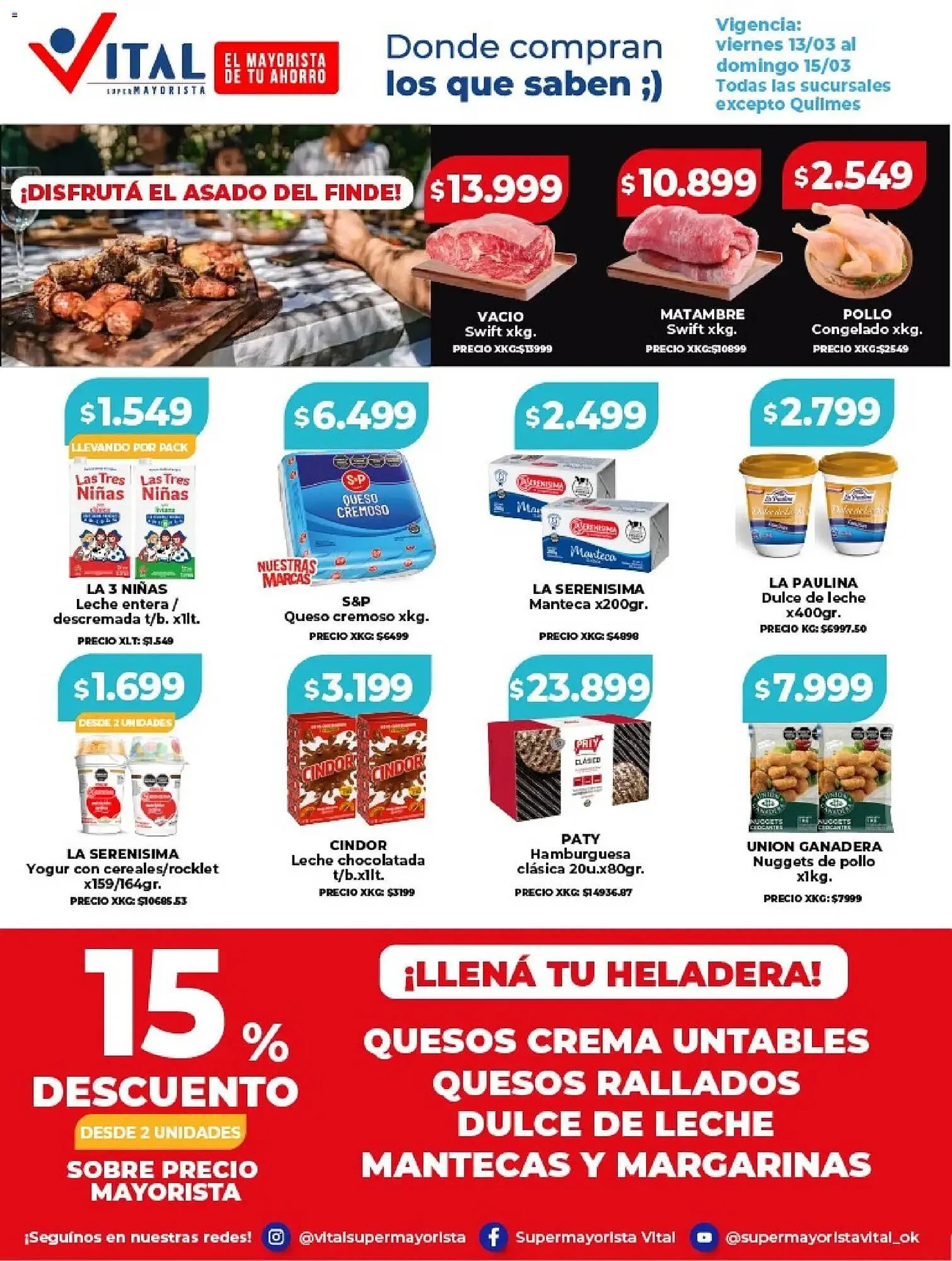 Ofertas de Catálogo Supermayorista Vital 13 de marzo al 16 de marzo 2026 - Página 2 del catálogo