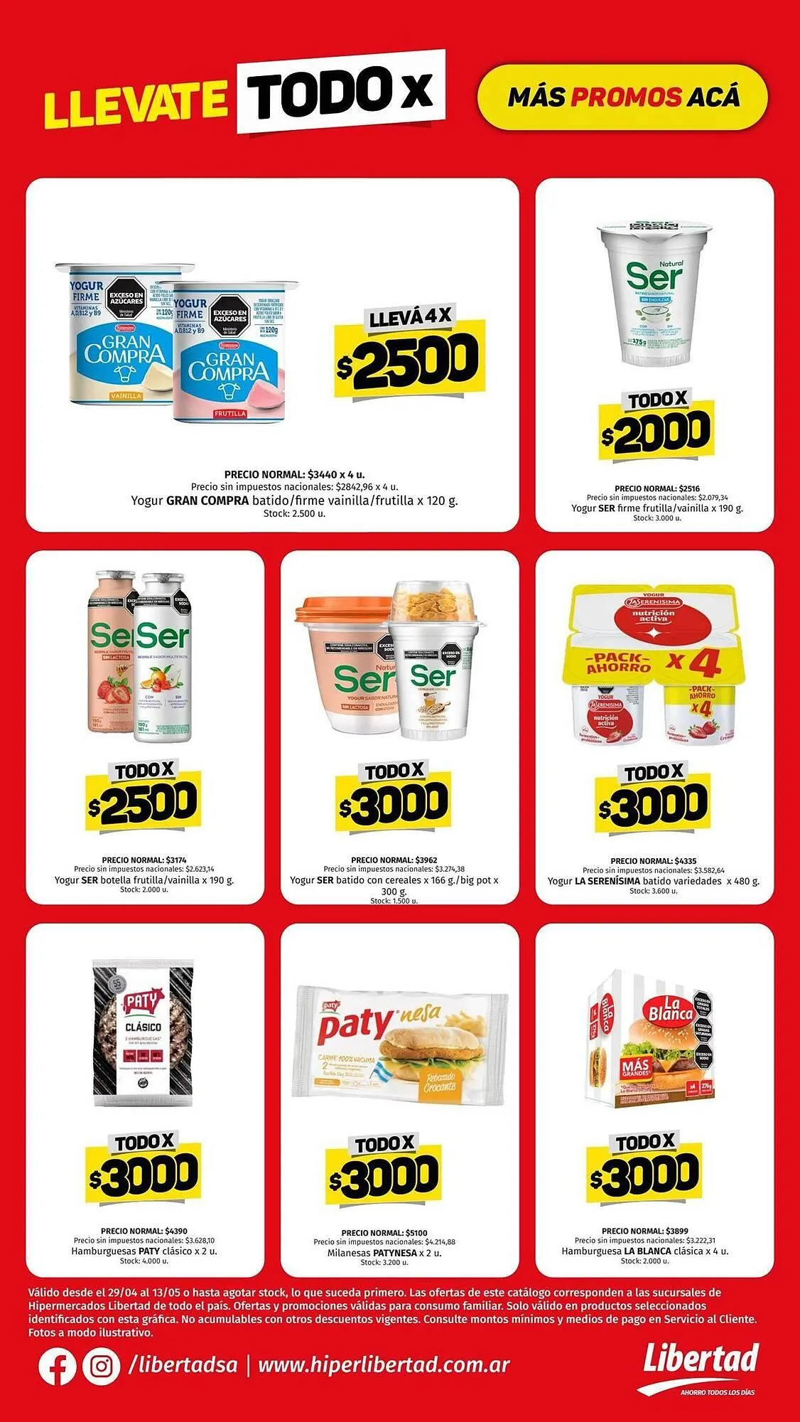 Ofertas de Catálogo Hipermercado Libertad 4 de mayo al 13 de mayo 2026 - Página 10 del catálogo