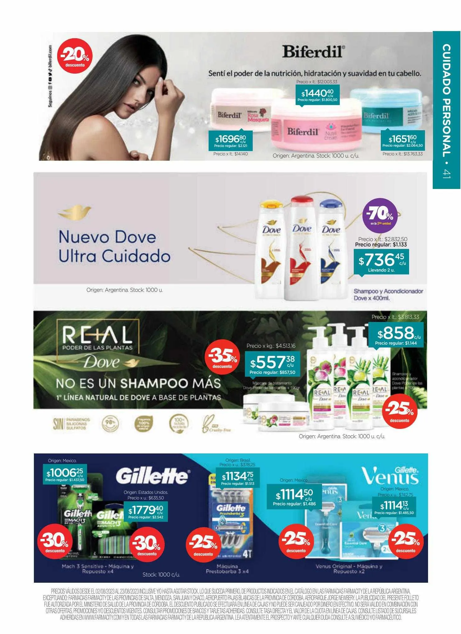 Ofertas de Catálogo Farmacity 1 de junio al 30 de septiembre 2023 - Página 41 del catálogo