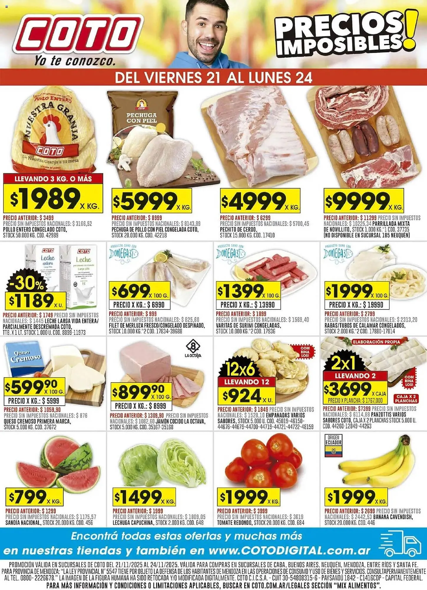 Ofertas de Catálogo Coto 21 de noviembre al 25 de noviembre 2025 - Página 1 del catálogo