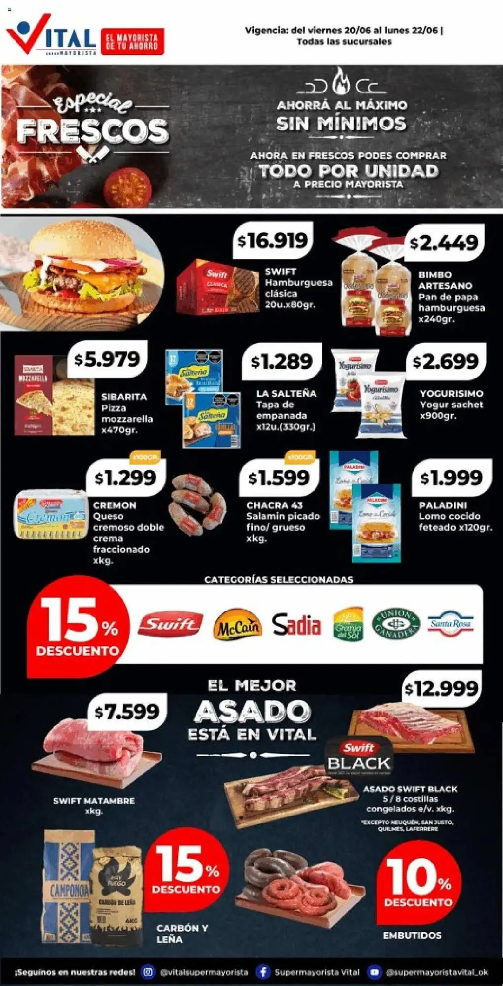 Ofertas de Catálogo Supermayorista Vital 20 de junio al 22 de junio 2025 - Página 4 del catálogo