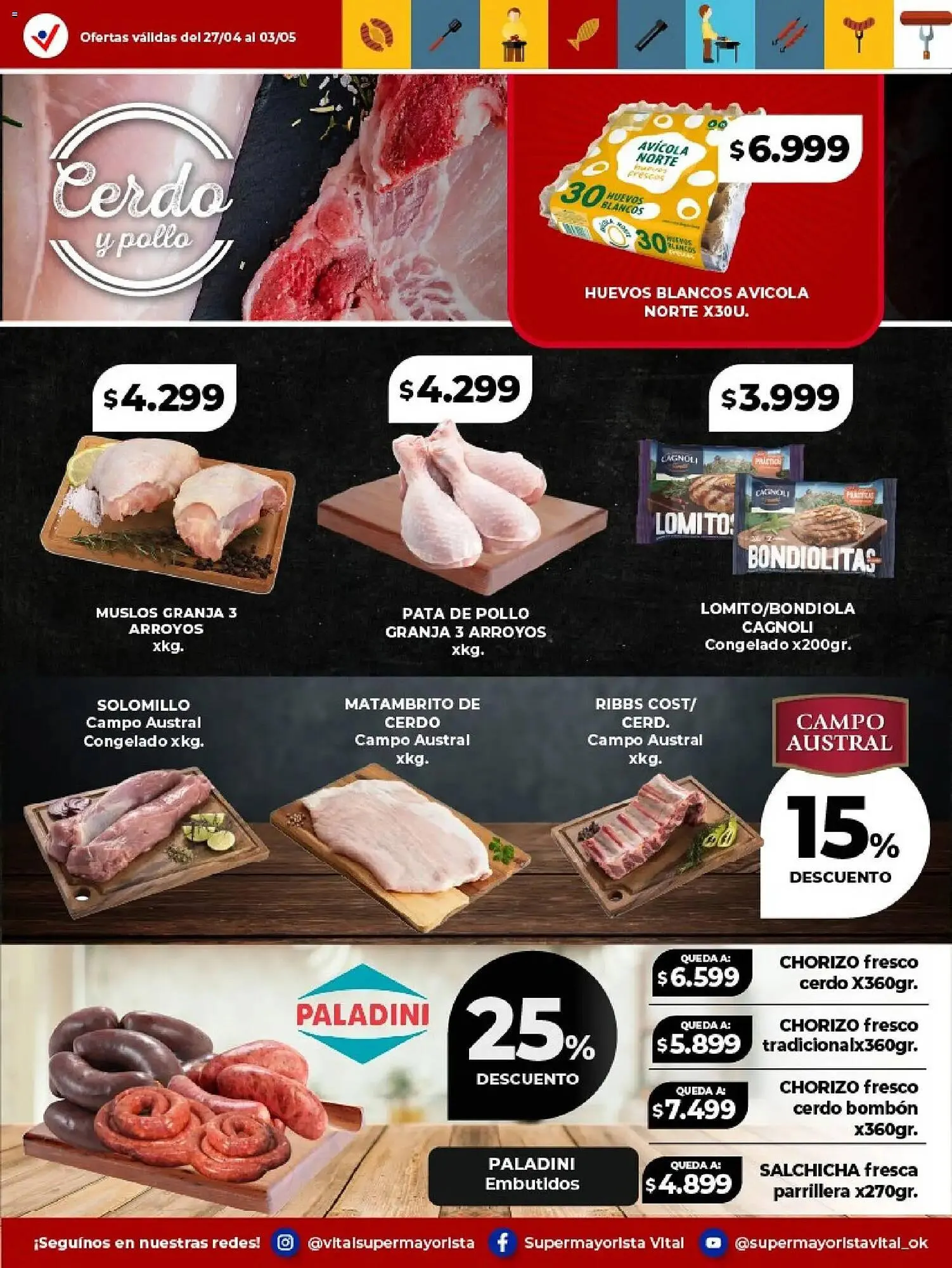 Ofertas de Catálogo Supermayorista Vital 27 de abril al 3 de mayo 2026 - Página 3 del catálogo