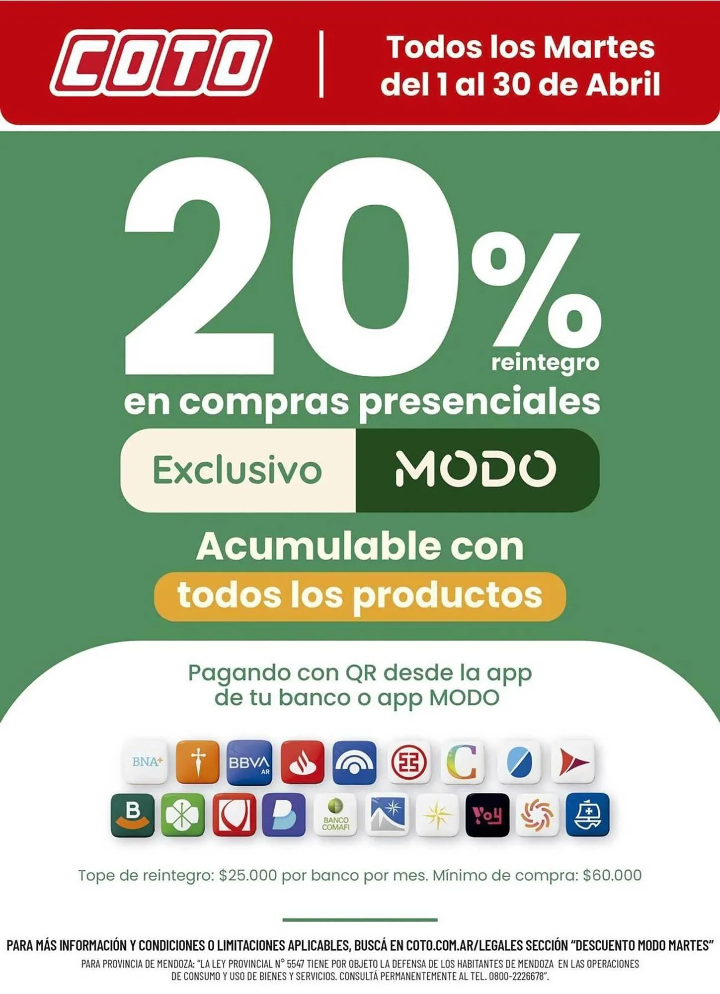 Ofertas de Catálogo Coto 1 de abril al 30 de abril 2026 - Página 1 del catálogo