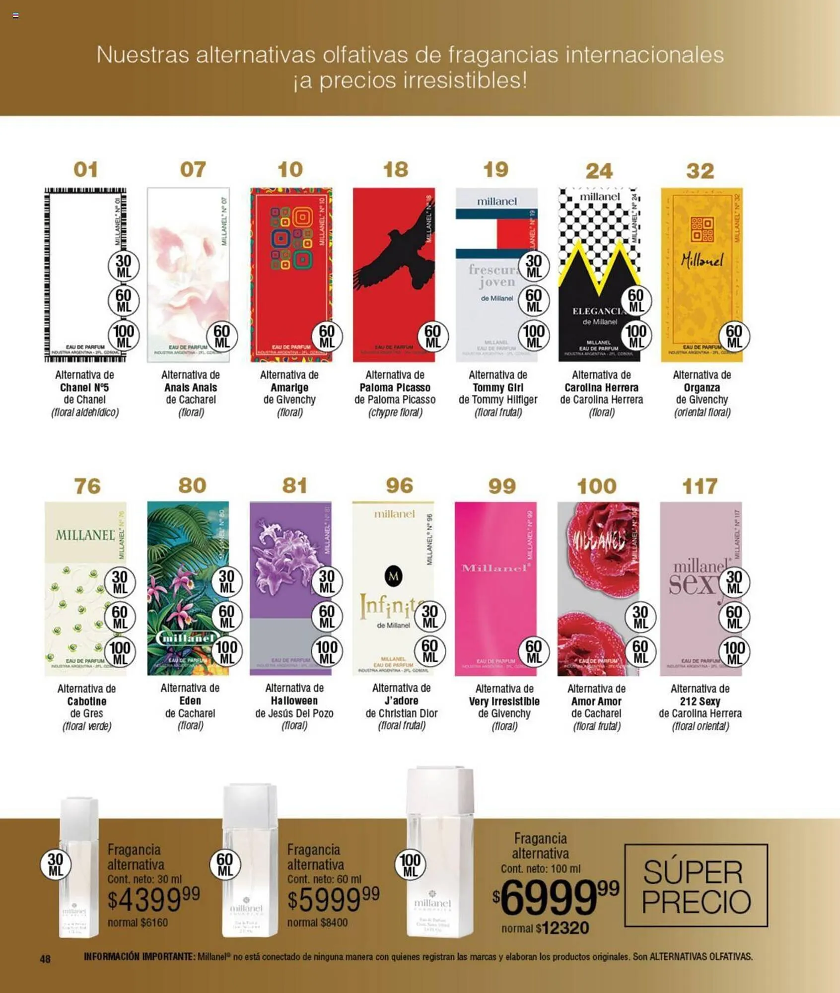 Ofertas de Catálogo Millanel Cosmética 13 de noviembre al 10 de diciembre 2023 - Página 48 del catálogo