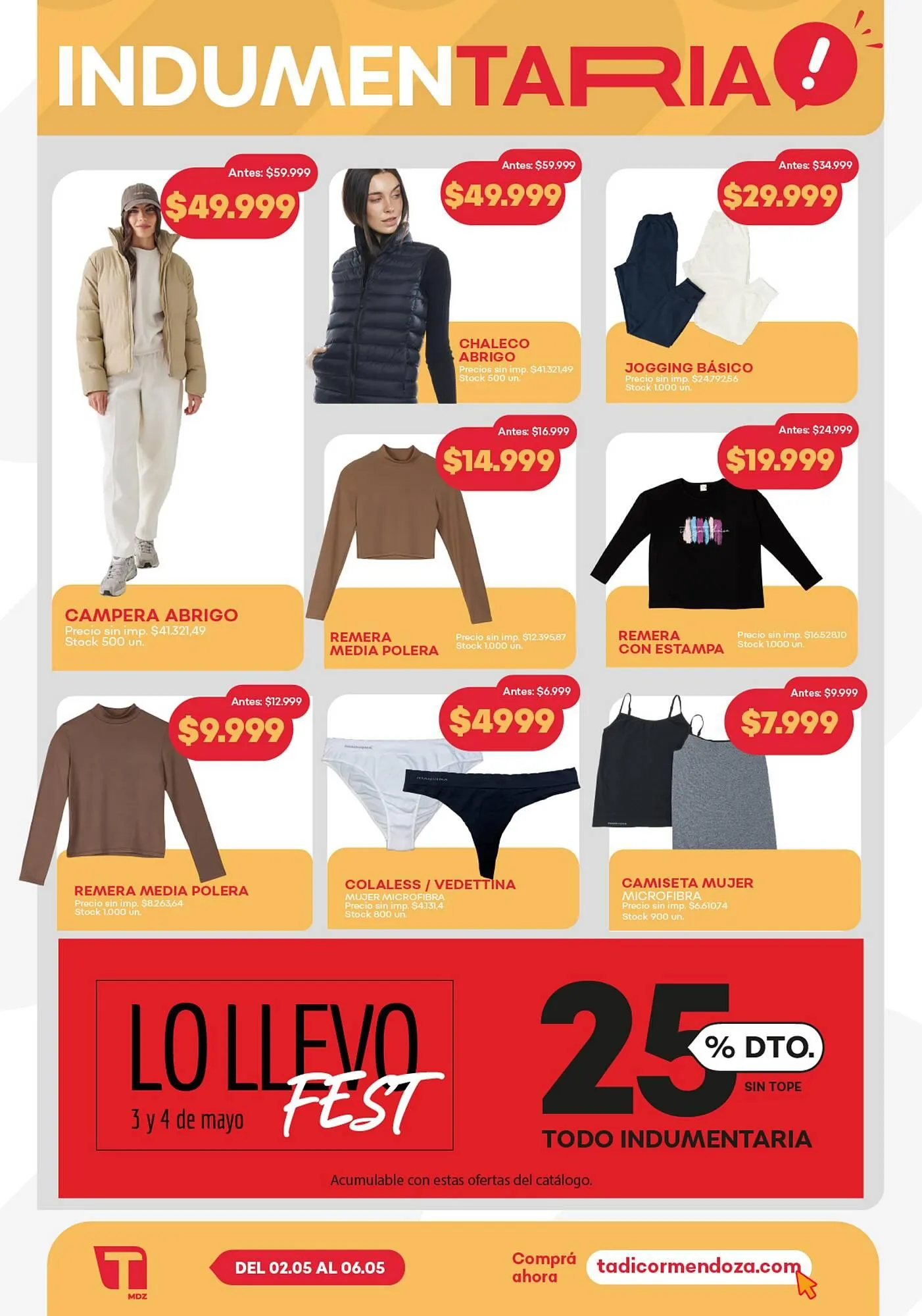 Ofertas de Catálogo Supermercados Tadicor 2 de mayo al 2 de junio 2025 - Página 12 del catálogo