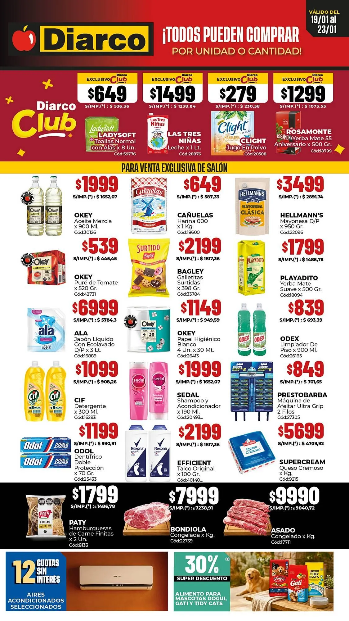 Ofertas de Catálogo Diarco 19 de enero al 23 de enero 2026 - Página 1 del catálogo