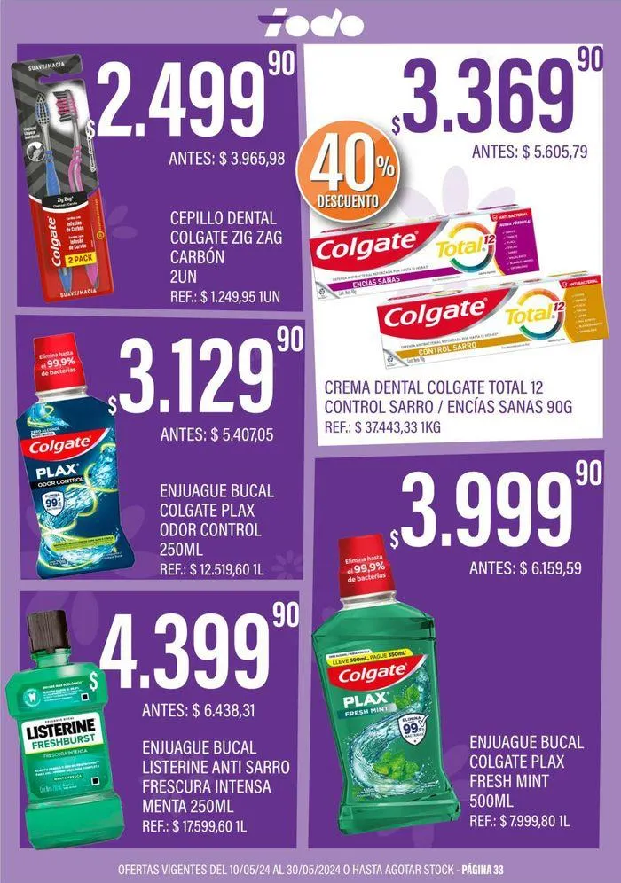 Ofertas de Catálogo Supermercados Todo 10 de mayo al 30 de mayo 2024 - Página 33 del catálogo