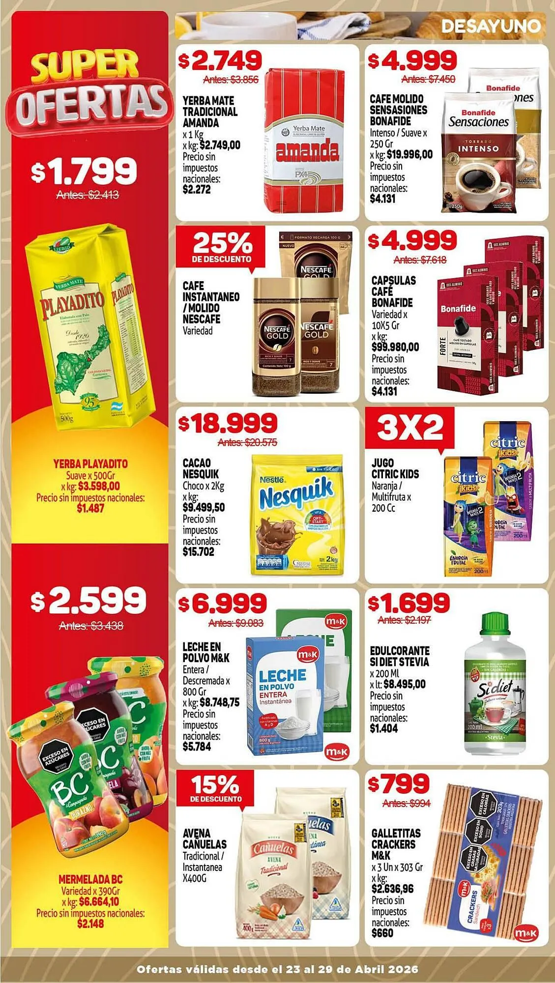 Ofertas de Catálogo Diarco 23 de abril al 29 de abril 2026 - Página 7 del catálogo