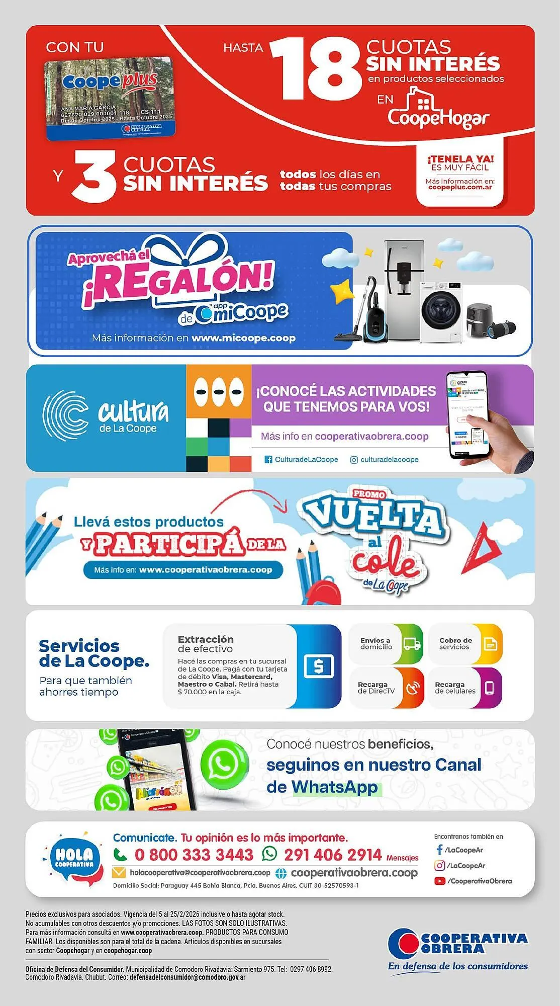 Ofertas de Catálogo Cooperativa Obrera 12 de febrero al 25 de febrero 2026 - Página 14 del catálogo