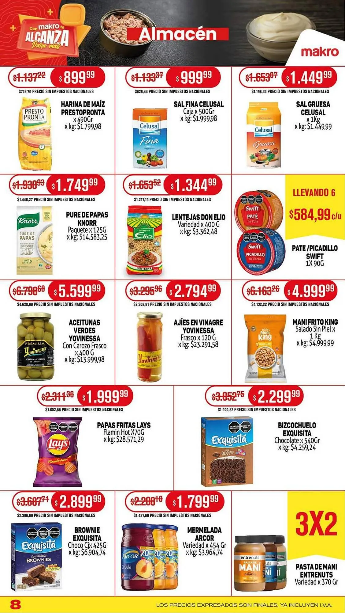 Ofertas de Catálogo Makro 7 de agosto al 13 de agosto 2025 - Página 8 del catálogo